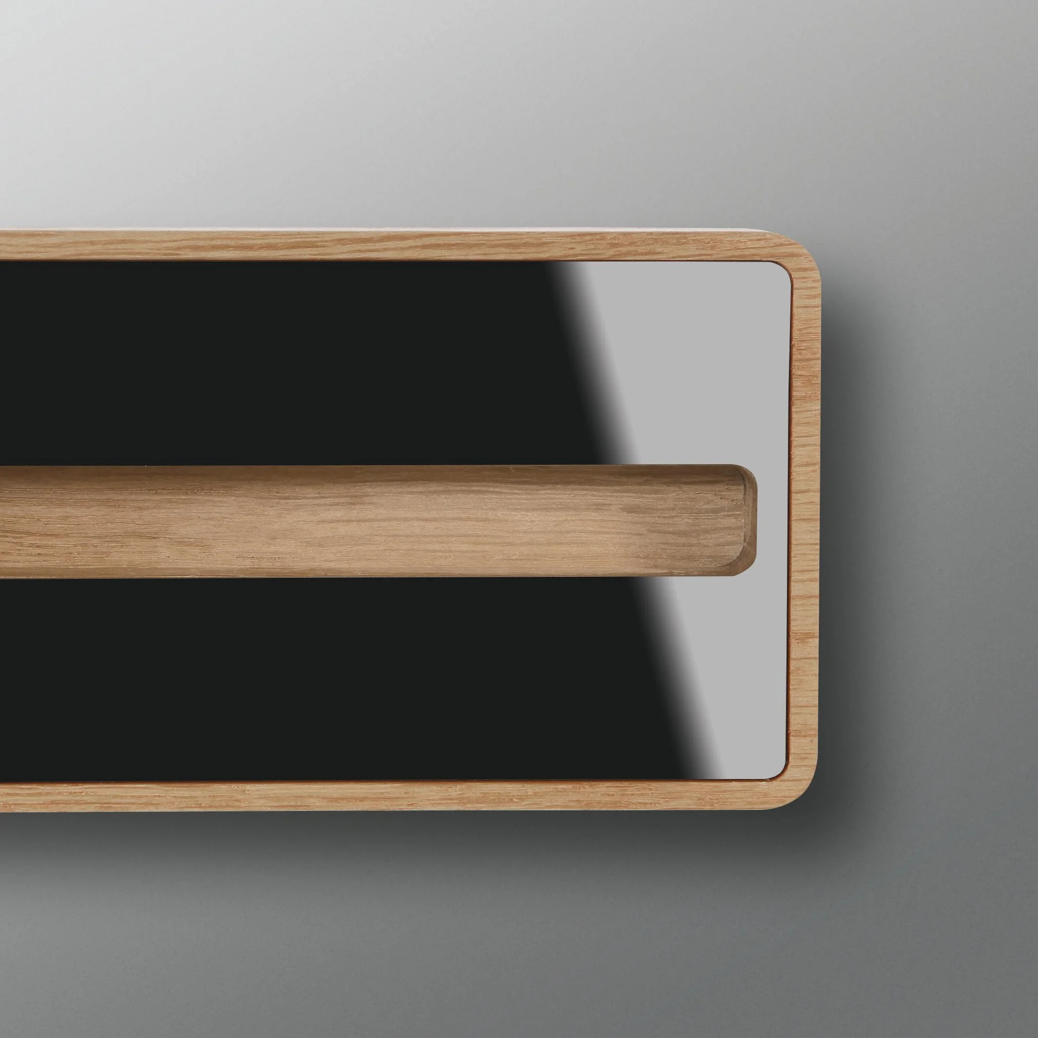 SIGEL VA201 Espositore per biglietti da visita, in legno massello di rovere, 20,6 x 2,2 x 6,3 cm, fino a 60 biglietti