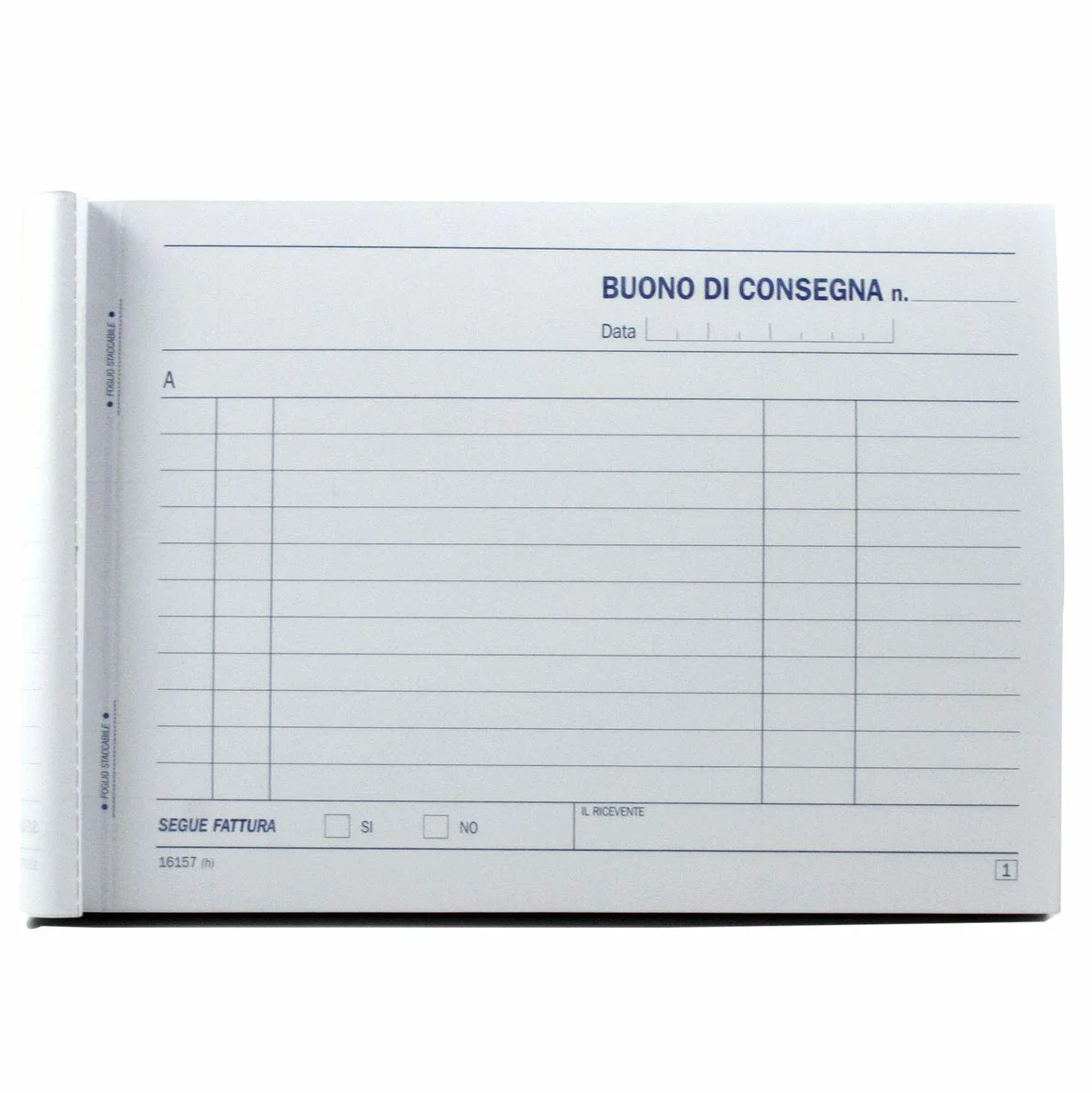 Data Ufficio Blocco Buoni Consegna 50x2 16,5X11,5 5 Pezzi