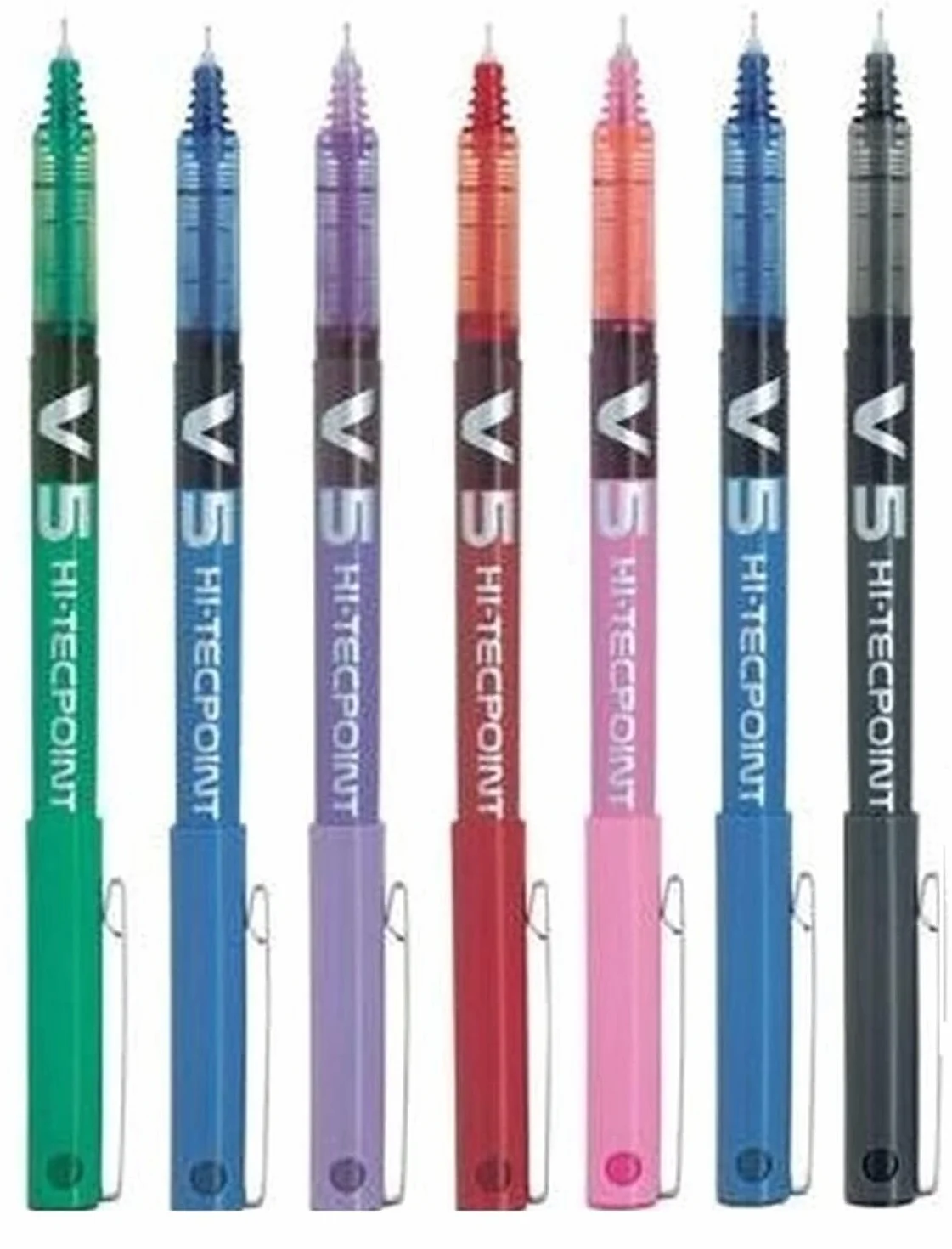 Pilot BX V5 Penna roller 0,5 mm extra fine 7 colori assortiti