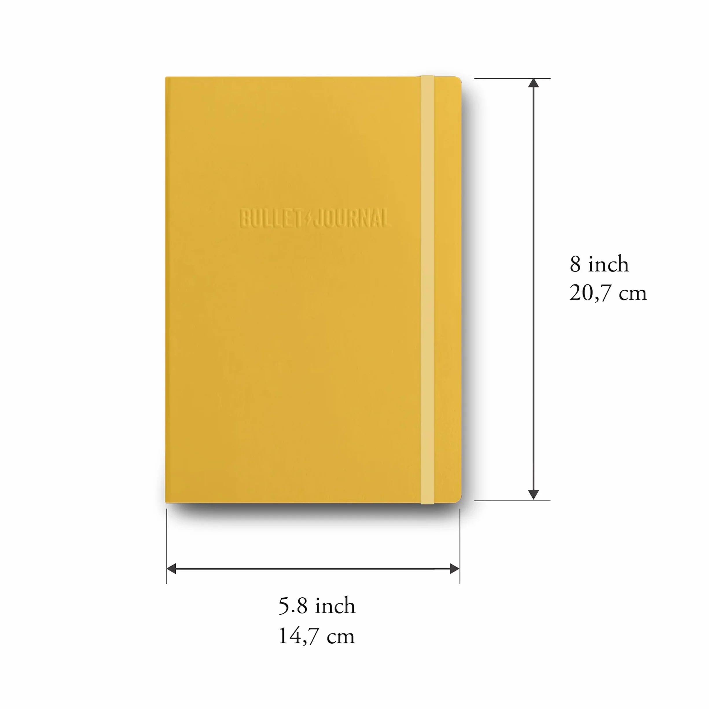 LEUCHTTURM1917 Bullet Journal Edition 2 Medium A5 Copertina rigida 206 pagine 120 g/m² Carta Puntini Yellow24