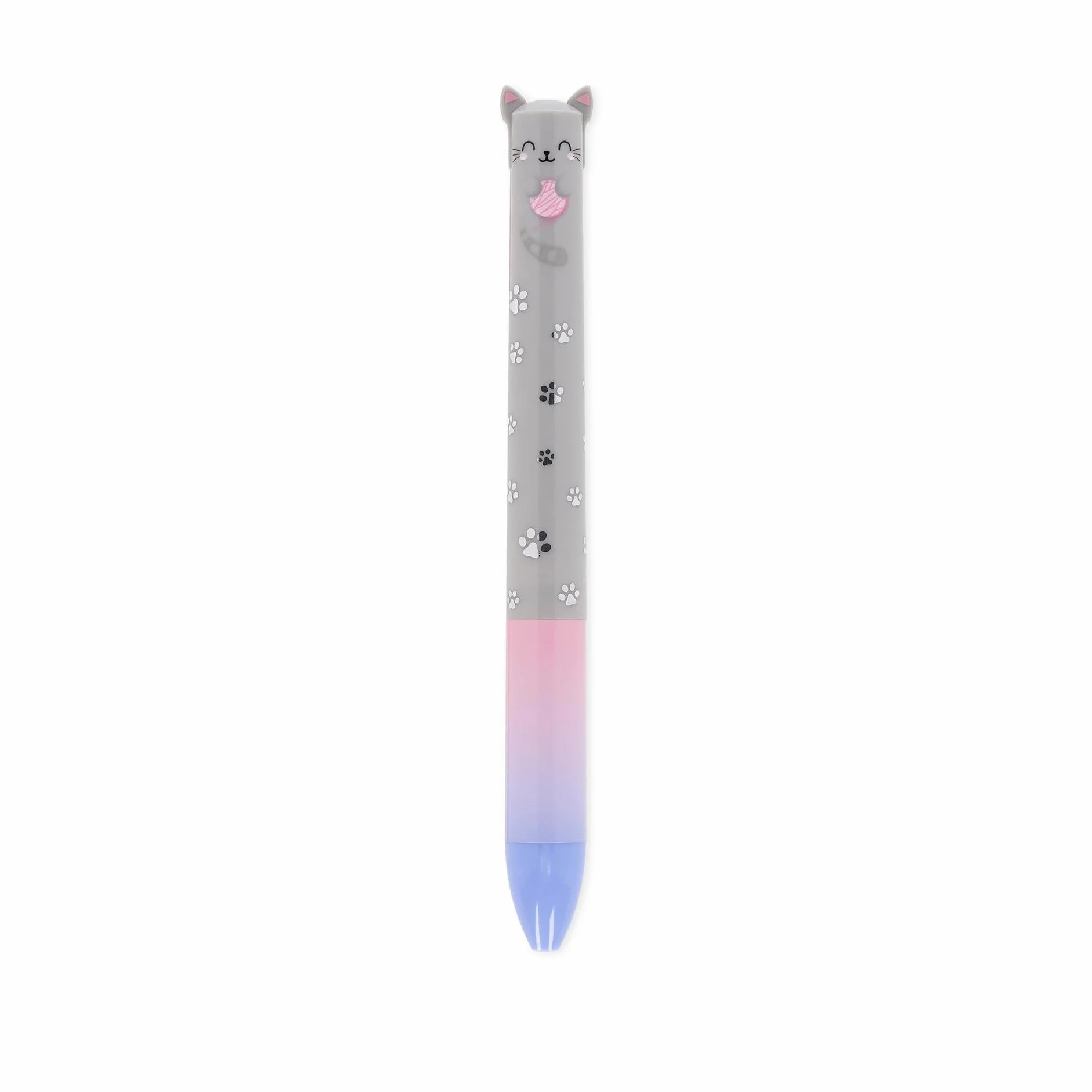 Legami Penna Click&Clack a Due Colori Bicolore Tema Kitty Inchiostro Blu e Rosa Diametro Punta 1 mm