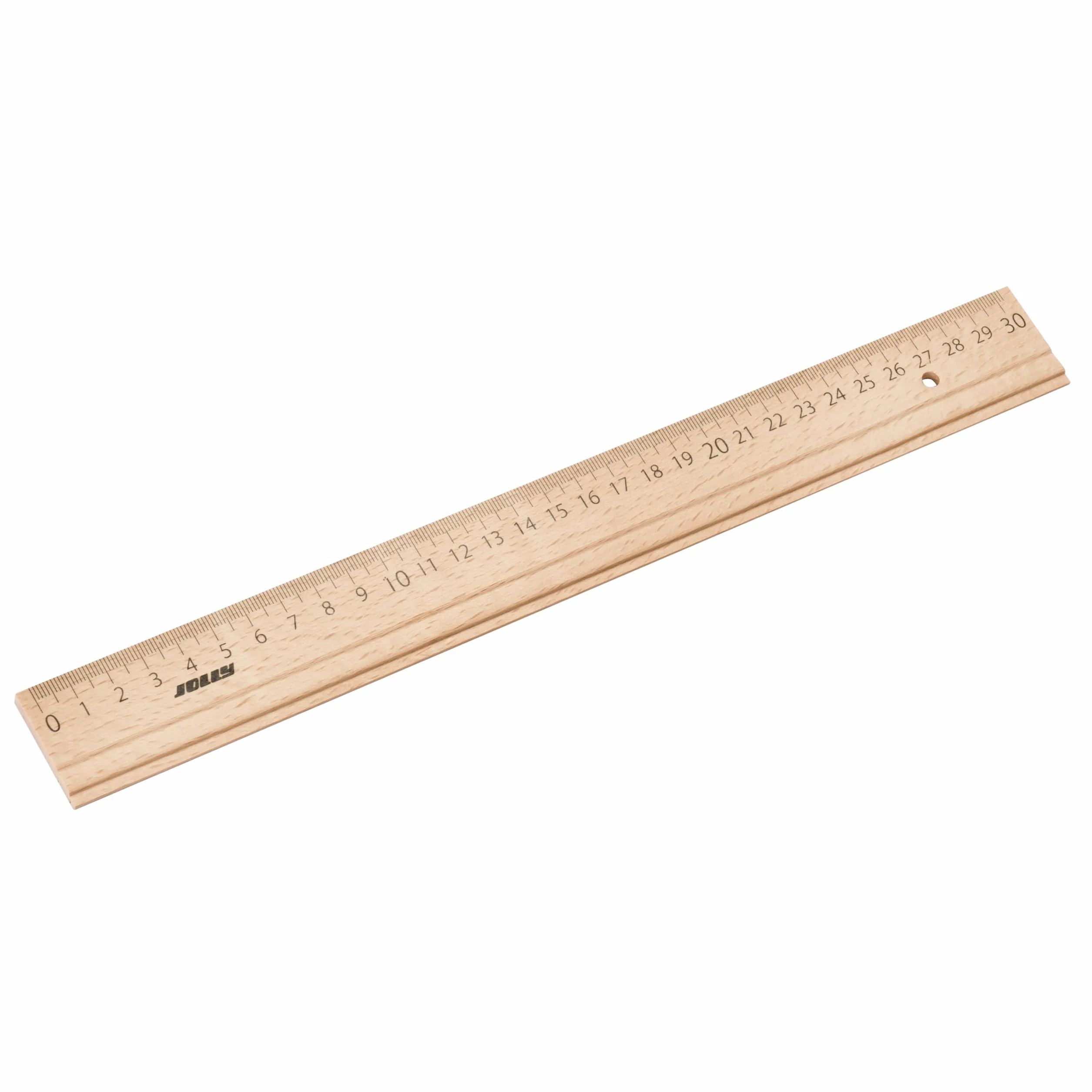 JOLLY Righello universale in legno 30 cm infrangibile per scuola