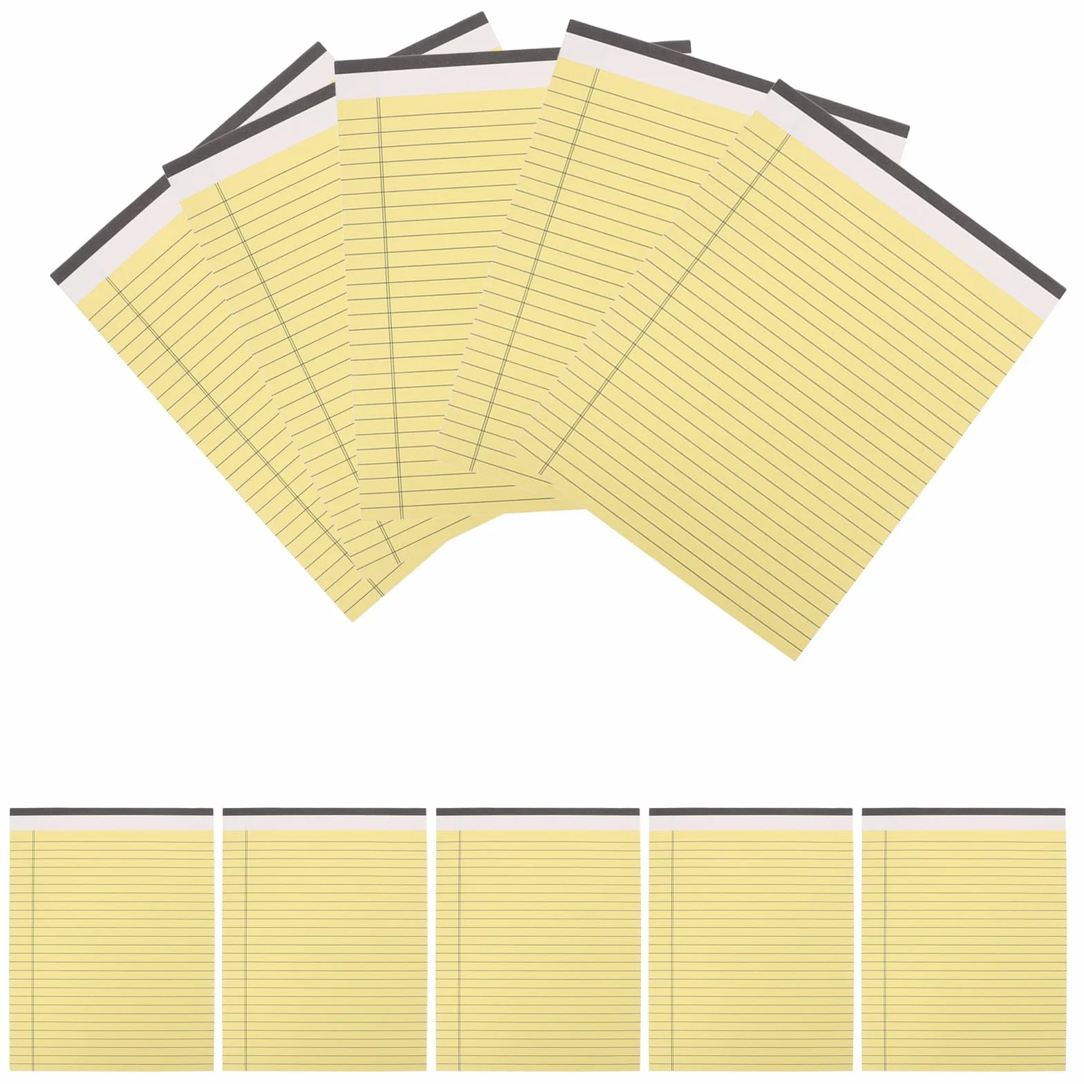 CALLARON Blocchi per Appunti da Ufficio a Righe Formato Legale 20,3x28 Cm, Carta da 80 G/m², 10 Blocchi Note Portatili Fronte-retro da 30 Pagine, Adatti per Appunti, Elenchi e Uso