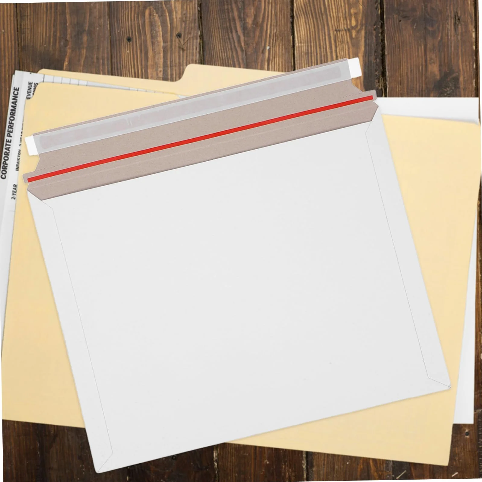 SHINEOFI 20pezzi Buste Postali Rigide Piatte Patta Autosigillante Per Spedizione Di Documenti Foto Stampe Artistiche e Piccoli Oggetti Impermeabili e Resistenti All Usura