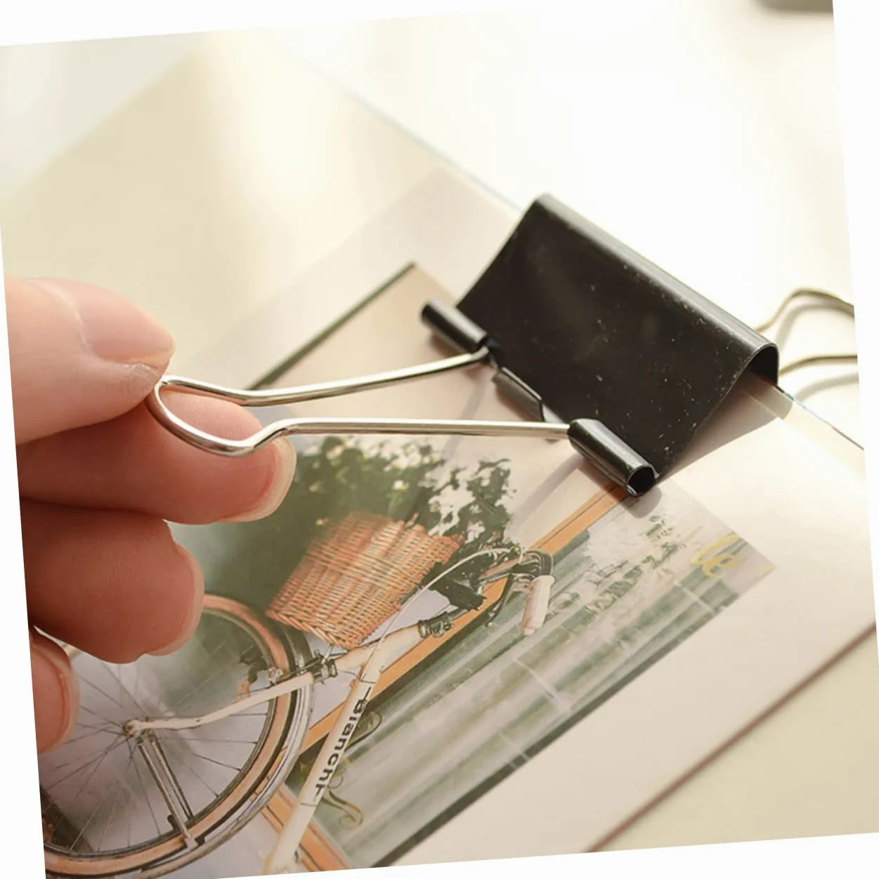 Fermagli Ufficio Binder Clips Neri 36pezzi in Ferro per Fogli | Raccoglitori Documenti Ufficio, Oggetti Scuola e Cartoleria Scuola, Clip Lenzuola, Festa Scuola Decor