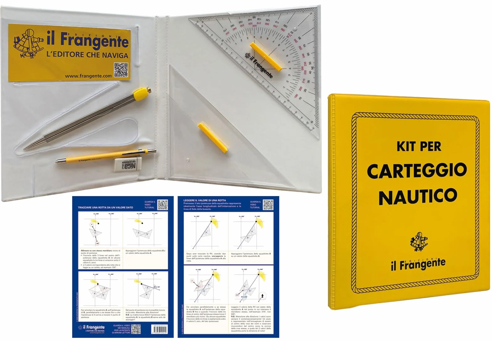 Kit Carteggio Nautico Scuola - Corredo Il Frangente STR 02