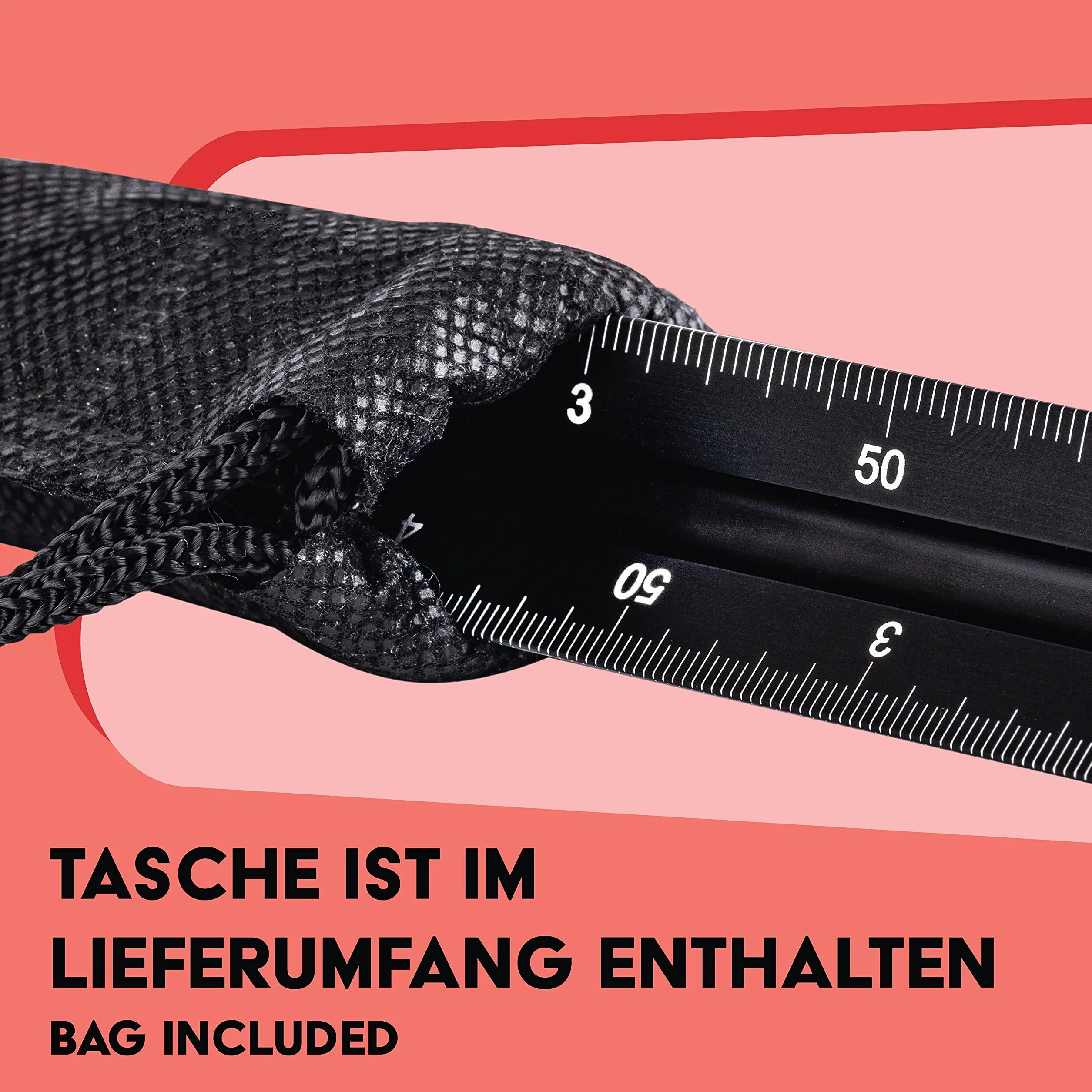 WINTEX Righello 30 cm in Metallo - Scalimetro in Alluminio - Riga da Disegno Tecnico 1:20 1:50 1:75 1:100 1:125 - Nero con Custodia