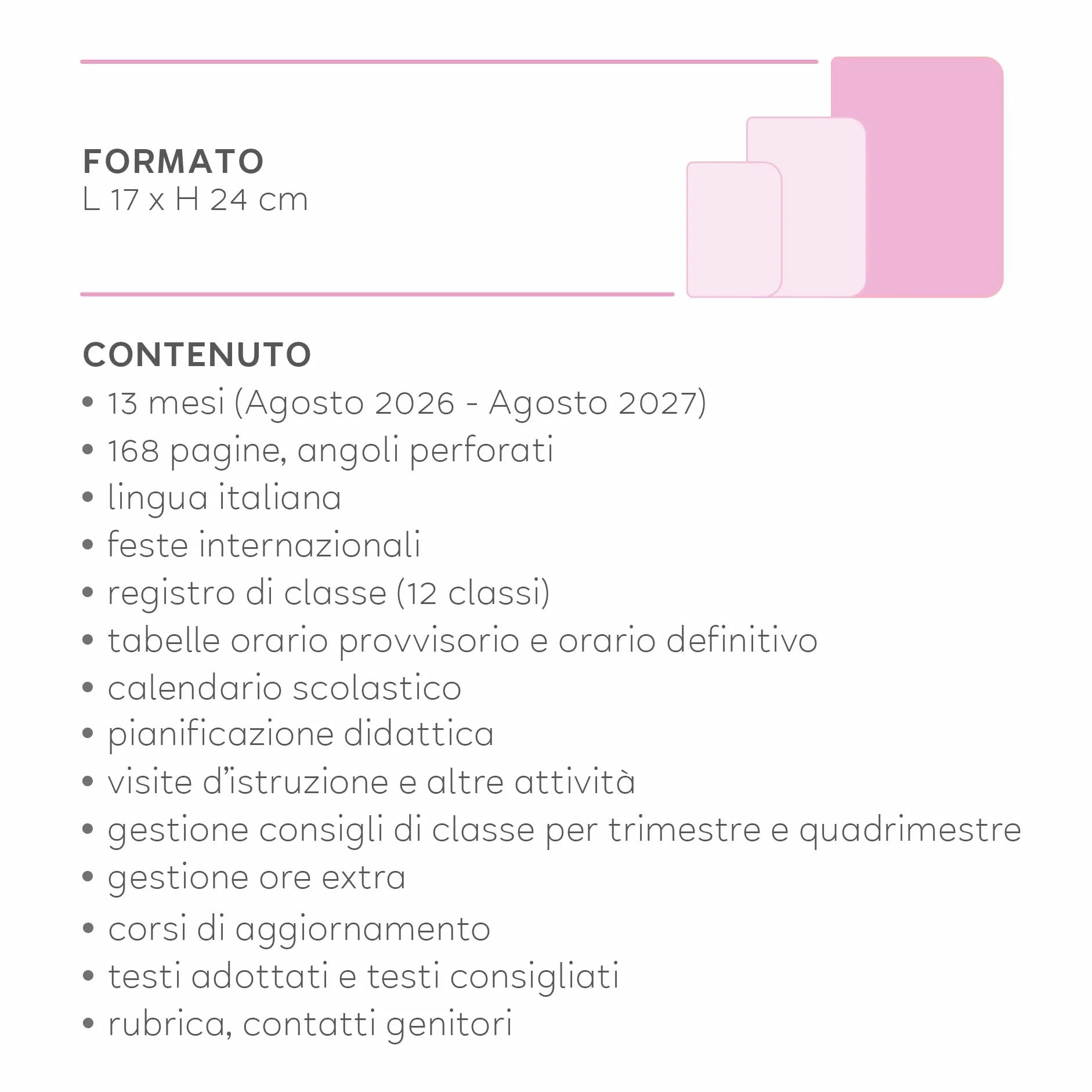 Legami Agenda del Docente Large Botanic Garden 13 Mesi da Agosto 2026 ad Agosto 2027 17 x 24 cm