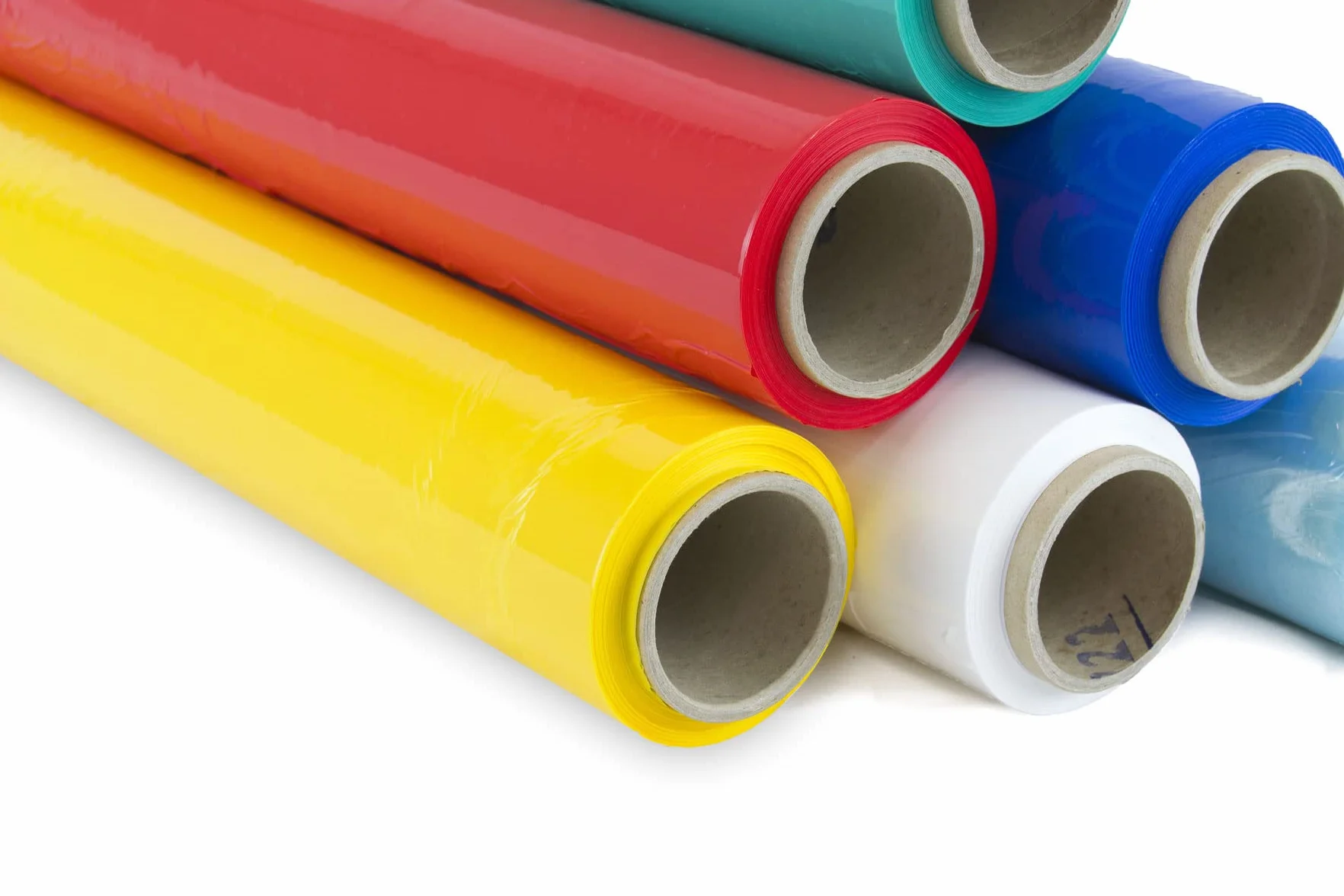 OFITURIA Pellicola per imballaggio 50 cm di larghezza e stirabile fino a 300 metri di lunghezza – Rotolo di pellicola elastica manuale per imballaggio industriale (Verde, 2)