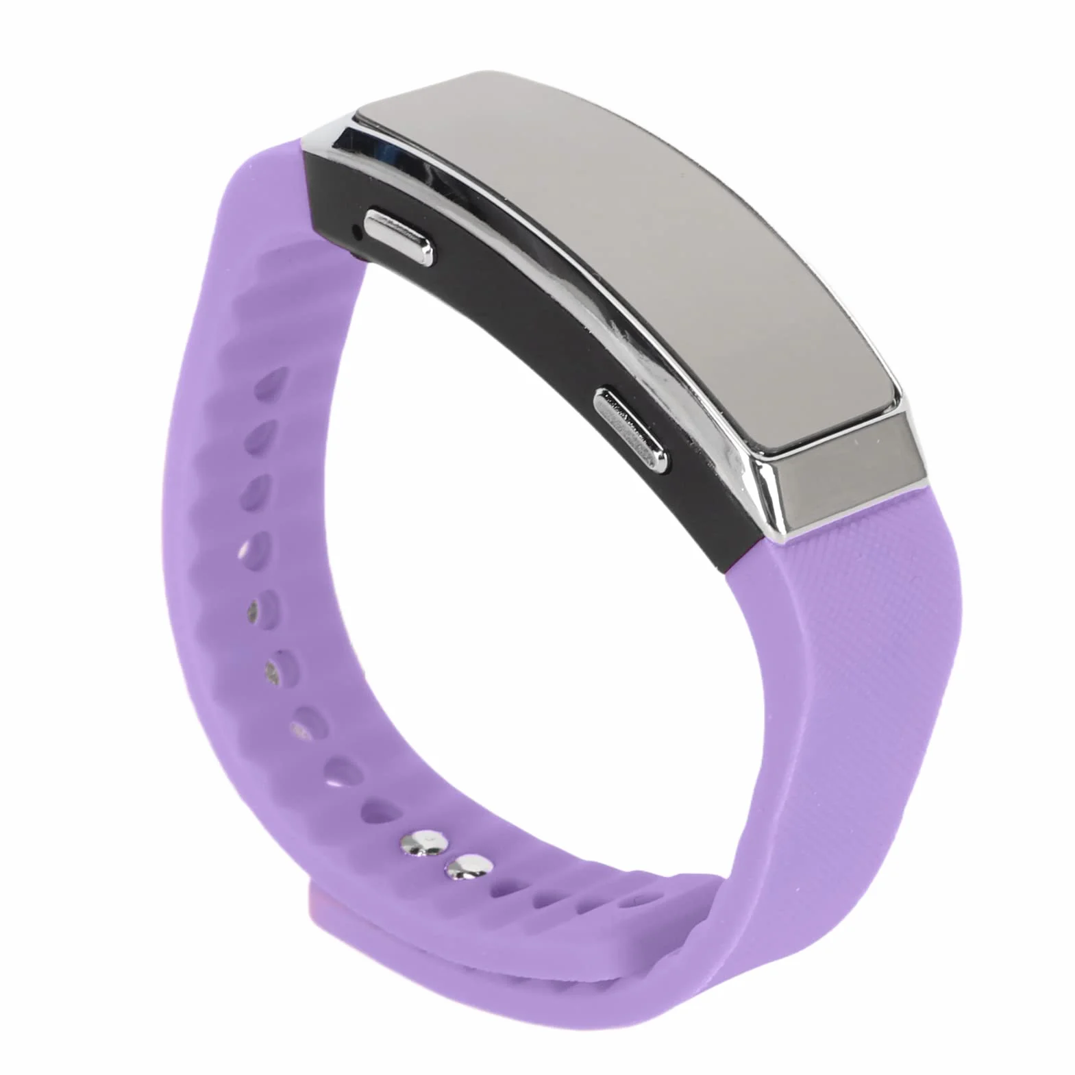 Orologio con Registratore Vocale Digitale, Registratore Vocale Portatile da Polso con Timestamp, Braccialetto con Registratore Audio con Riduzione del Rumore (Viola)