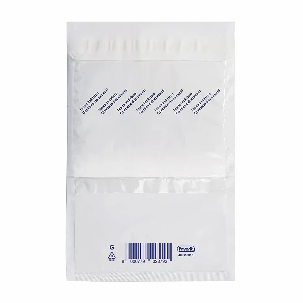 Favorit 50 Buste Postali Imbottite con Pluriball Formato Interno 24x33 cm colore bianco