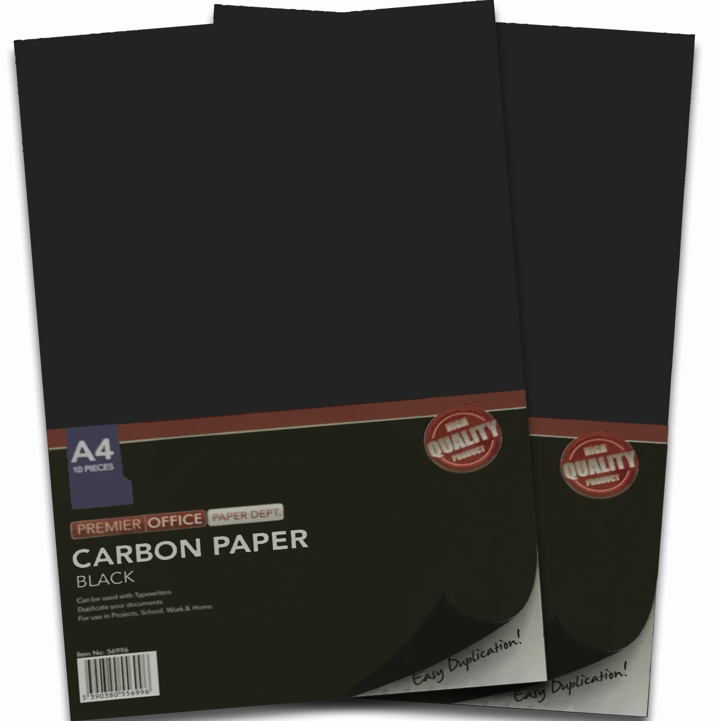 Premier Stationery Carta in carbonio A4 10 fogli Nero
