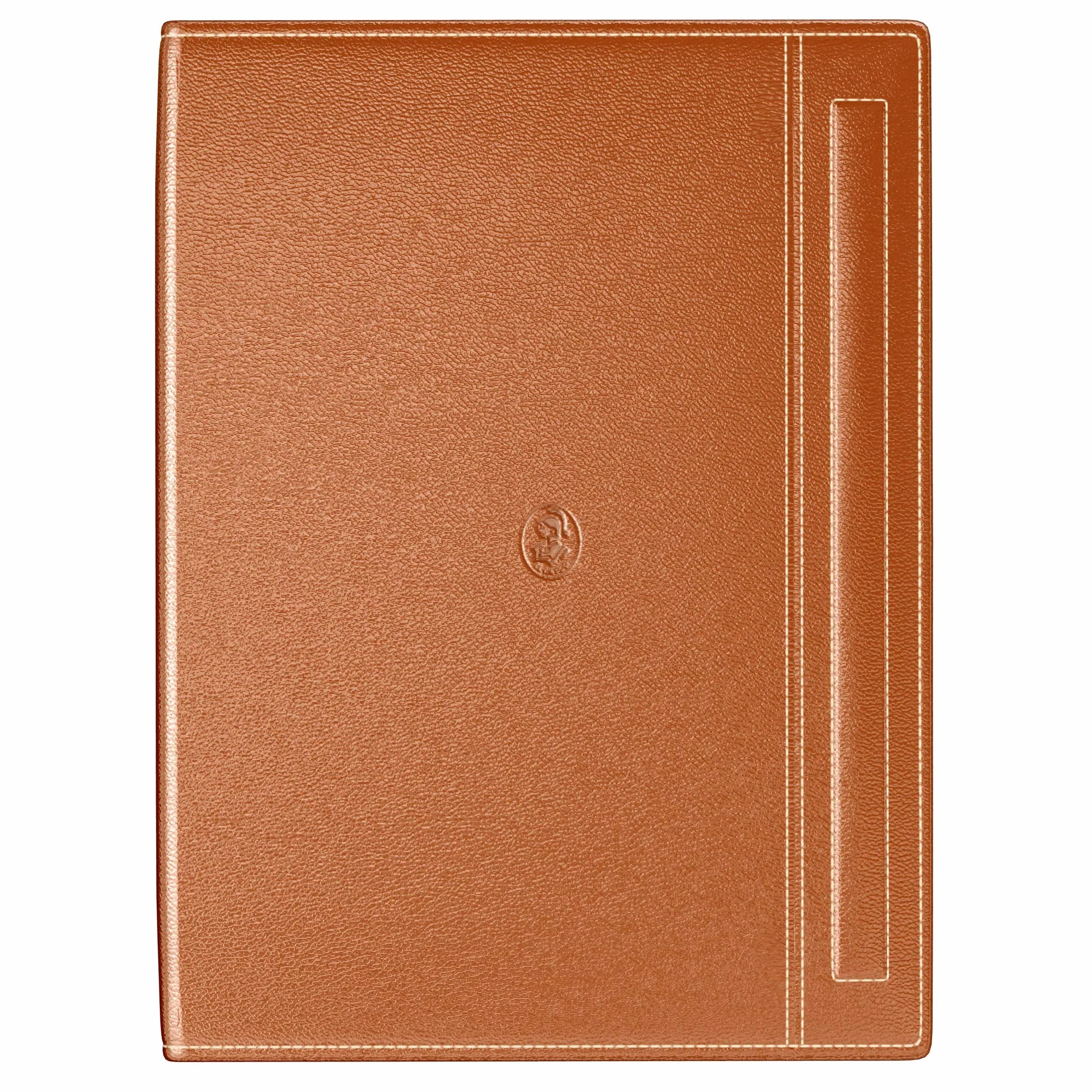 Rubrica telefonica in pelle cognac