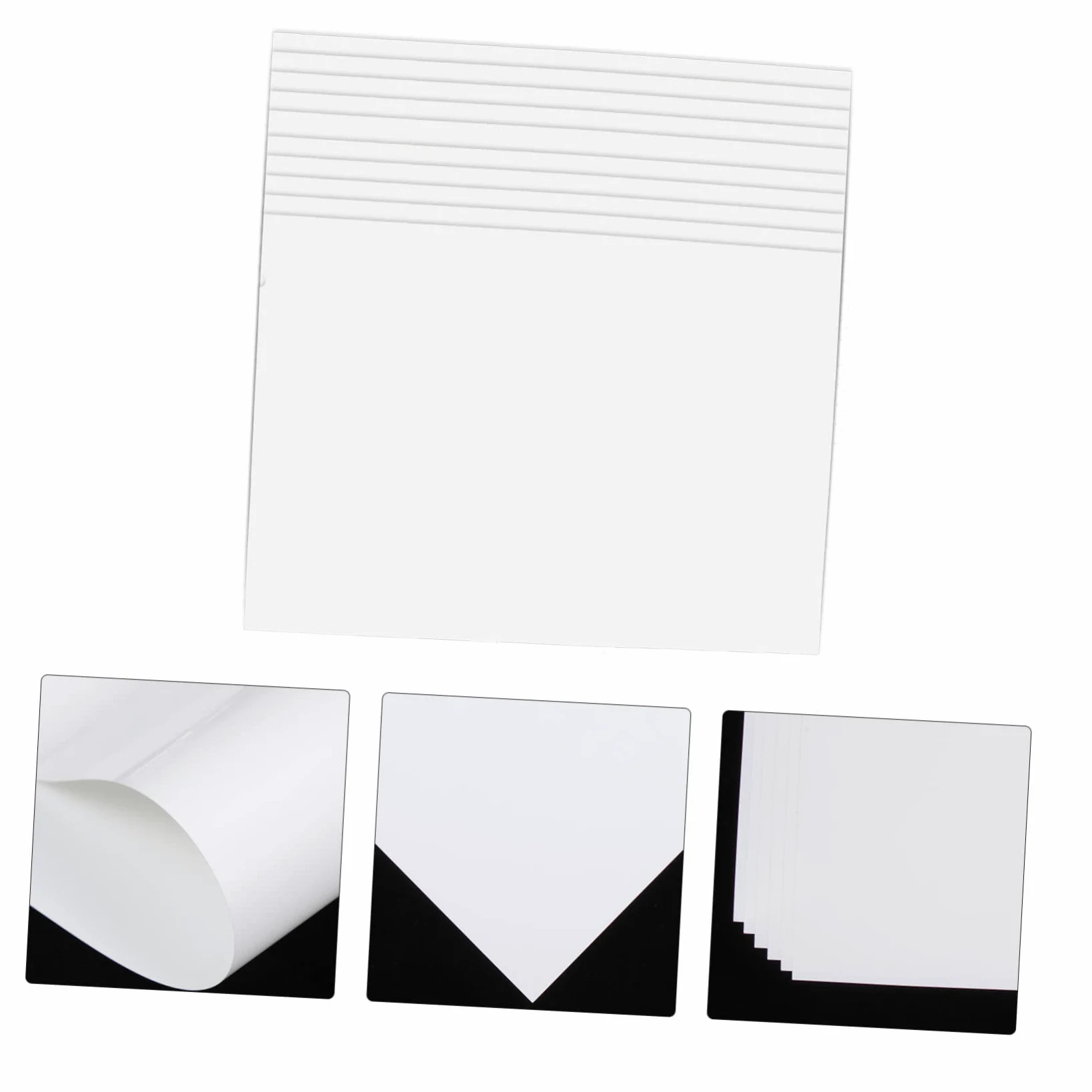 jojofuny 5 Set Carta Fotografica Lucida Doppia Faccia Per Stampanti Inkjet Resistenti Olio E Graffi Alta Definizione Per Foto Vivide Casa E Ufficio 10 Fogli*5
