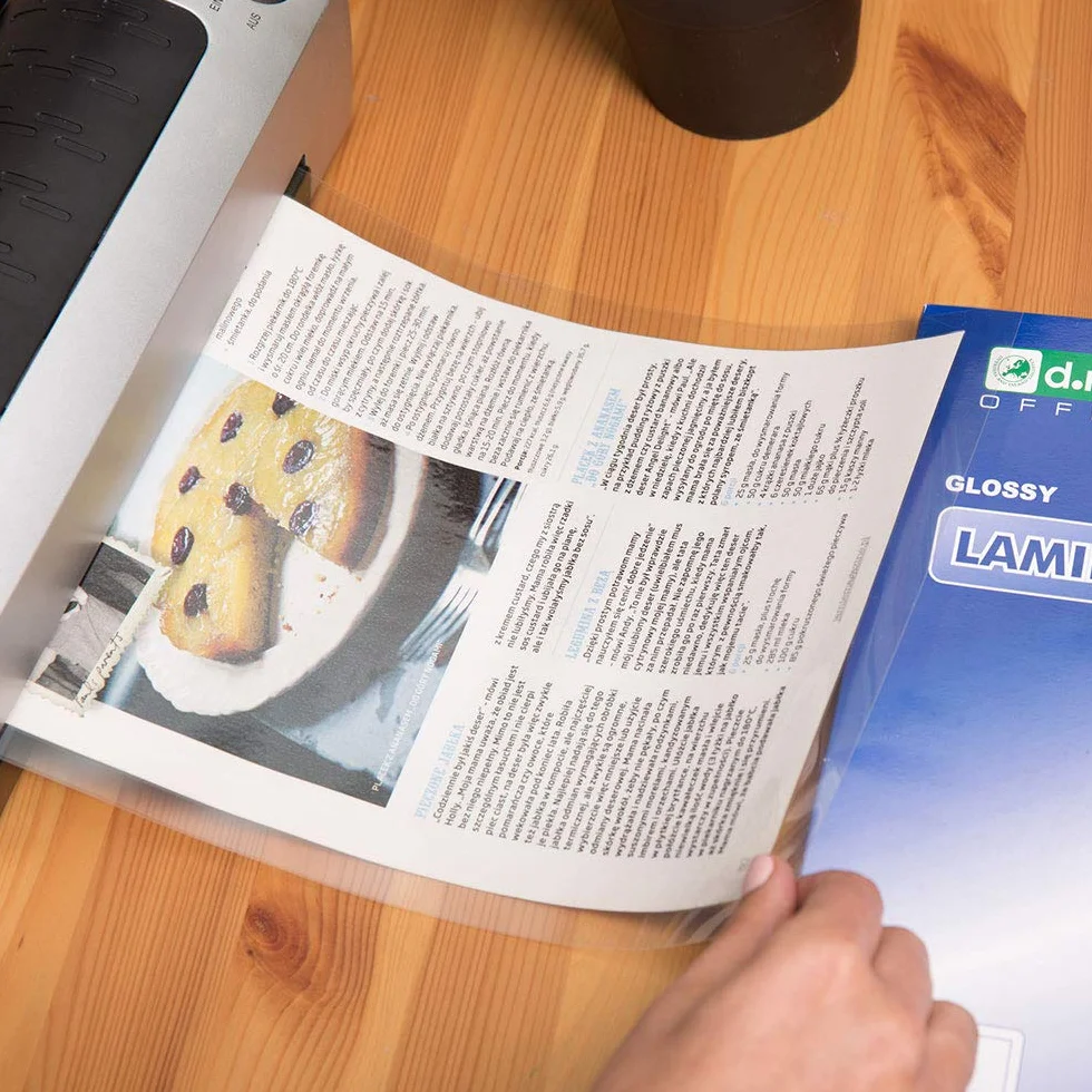 D.RECT Fogli Laminati A4 Lucida Trasparente 125 Micron 250 Confezione 100 Unità