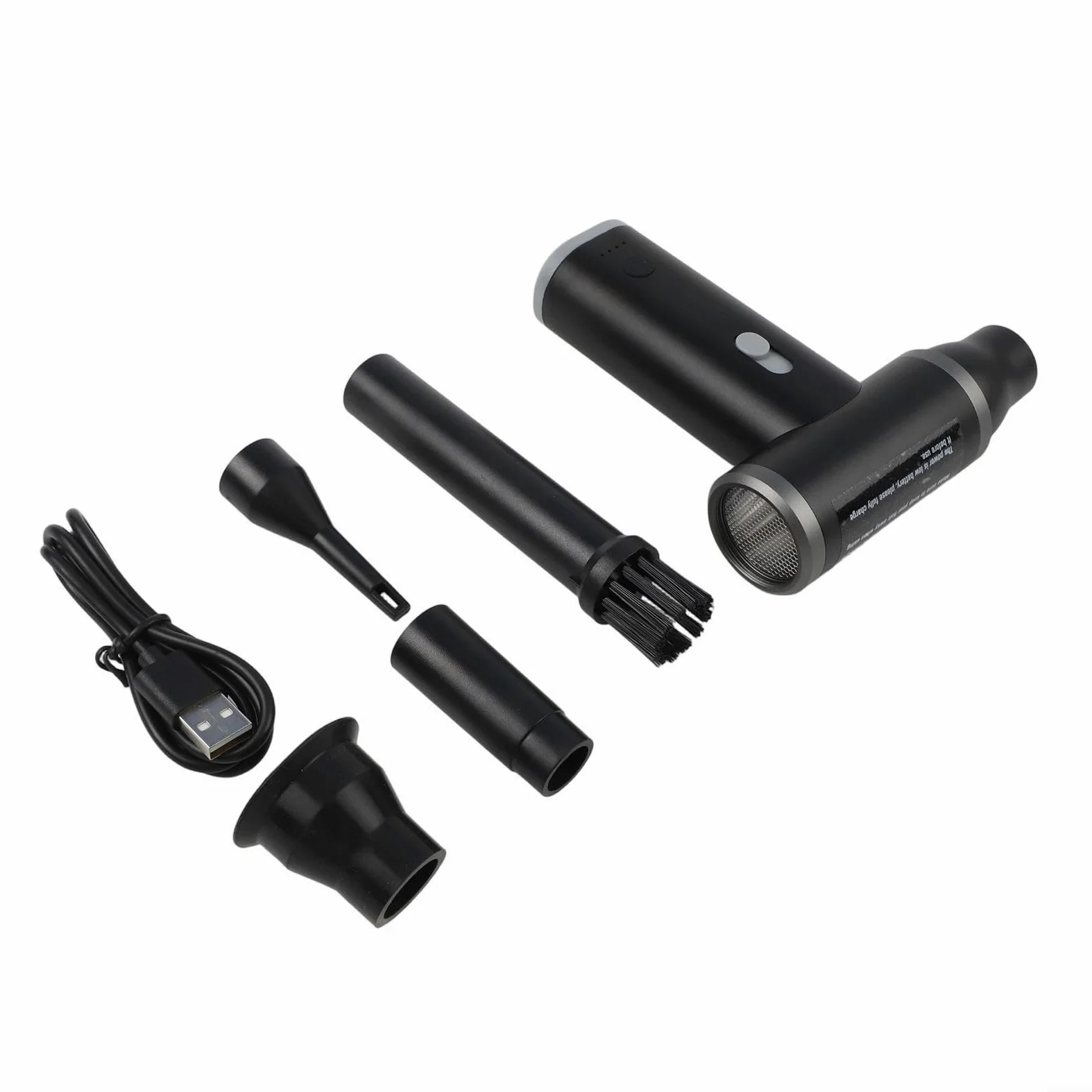 Spray pneumatico a batteria, 4000 mAh, silenzioso, senza spazzole, per spruzzo ad aria compressa | 120.000 giri/min, motore brushless, luce LED, senza fili, 4000 mAh per batteria, funzionamento silenzioso