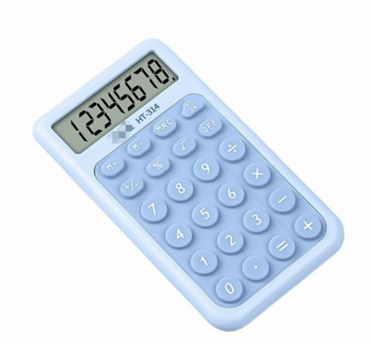 Strumenti Di Calcolo Calcolatrice Da Tavolo Multifunzione, Display LCD A 8 Cifre, Portatile Giornaliera E Di Base For Ufficio Adatto Per Lo Studio(Blue)