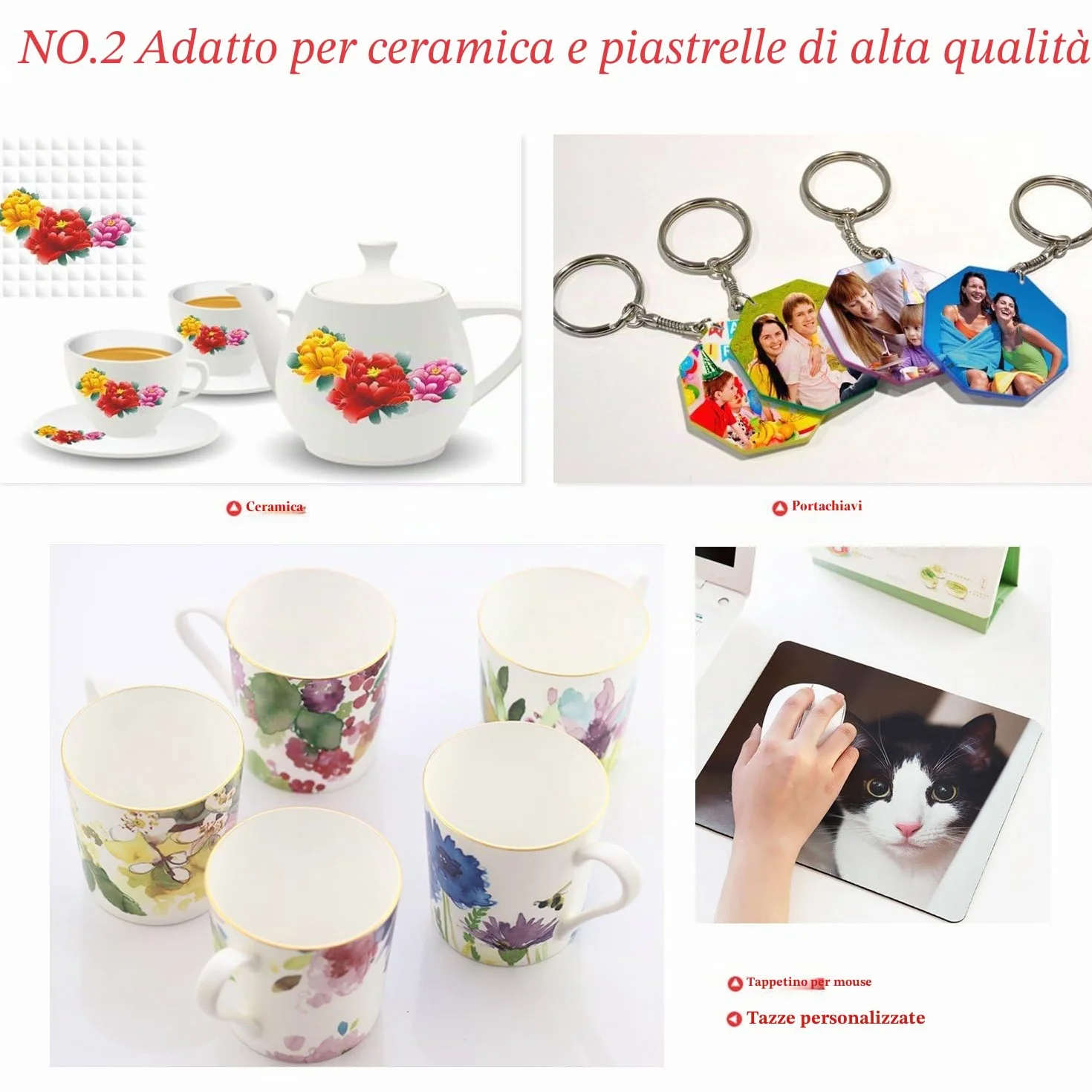A-SUB Carta per sublimazione A4 210x297mm 100 fogli 120g/m²