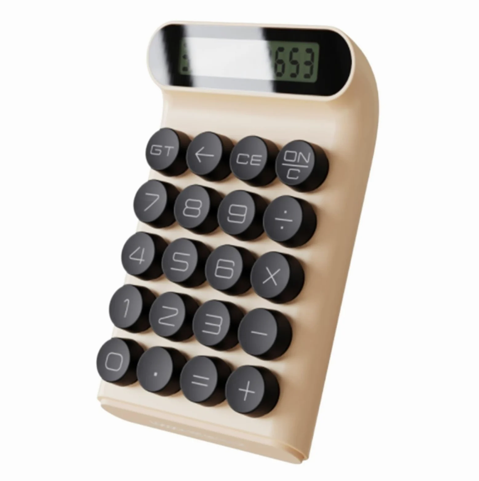 Calcolatrice Calcolatrice da Tavolo Multifunzionale con Display LED A 10 Cifre, Adatta for Ufficio Tavolo Ufficio(Blue,Pink,Black)
