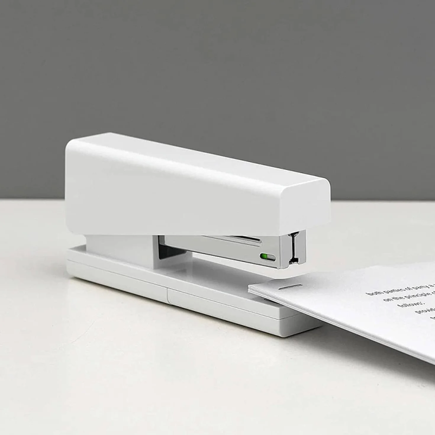 Cucitrice Polatrice for impieghi gravosi 20 Capacità del foglio Affalizzatore for ufficio Efficiente con 100 pz Staples 24/626/6 Accessori for Forniture scolastiche Forniture Ufficio(White+staples)