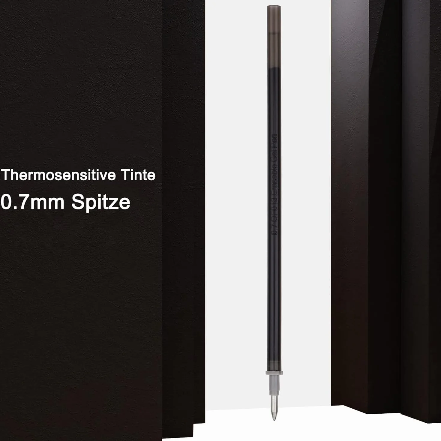 Ricariche Penna Gel Cancellabile 0,7 mm Altezza 13 cm Compatibili Legami Confezione 12 Nero