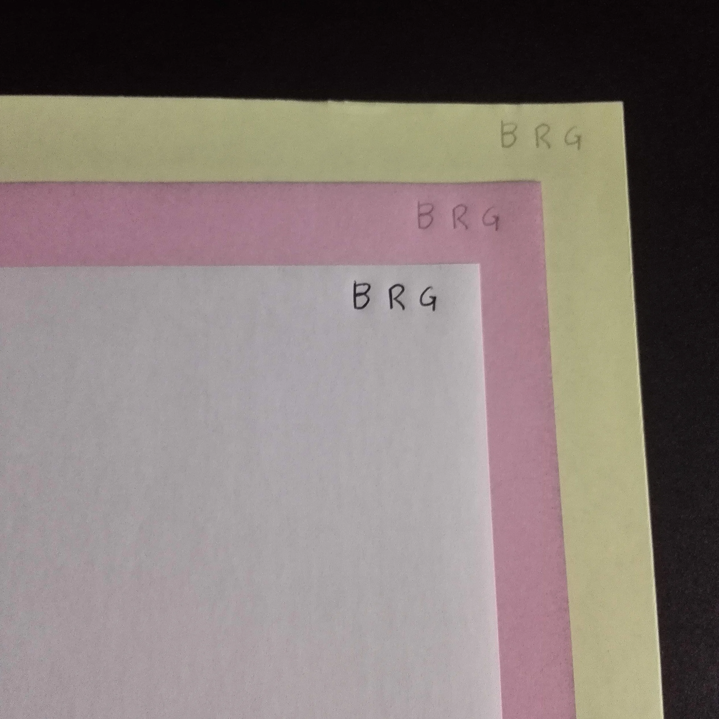 Carta Chimica CB Bianco/CFB Rosa/CF Giallo A4 500x3 fogli per stampanti inkjet