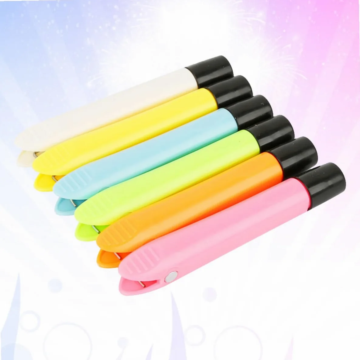 jojofuny 3 set Gessetti Magnetico Gessetti Con Clip Magnetico Colorato Per La Scuola Lavagna Per L'Aula 6 pezzi*3 Colore Casuale