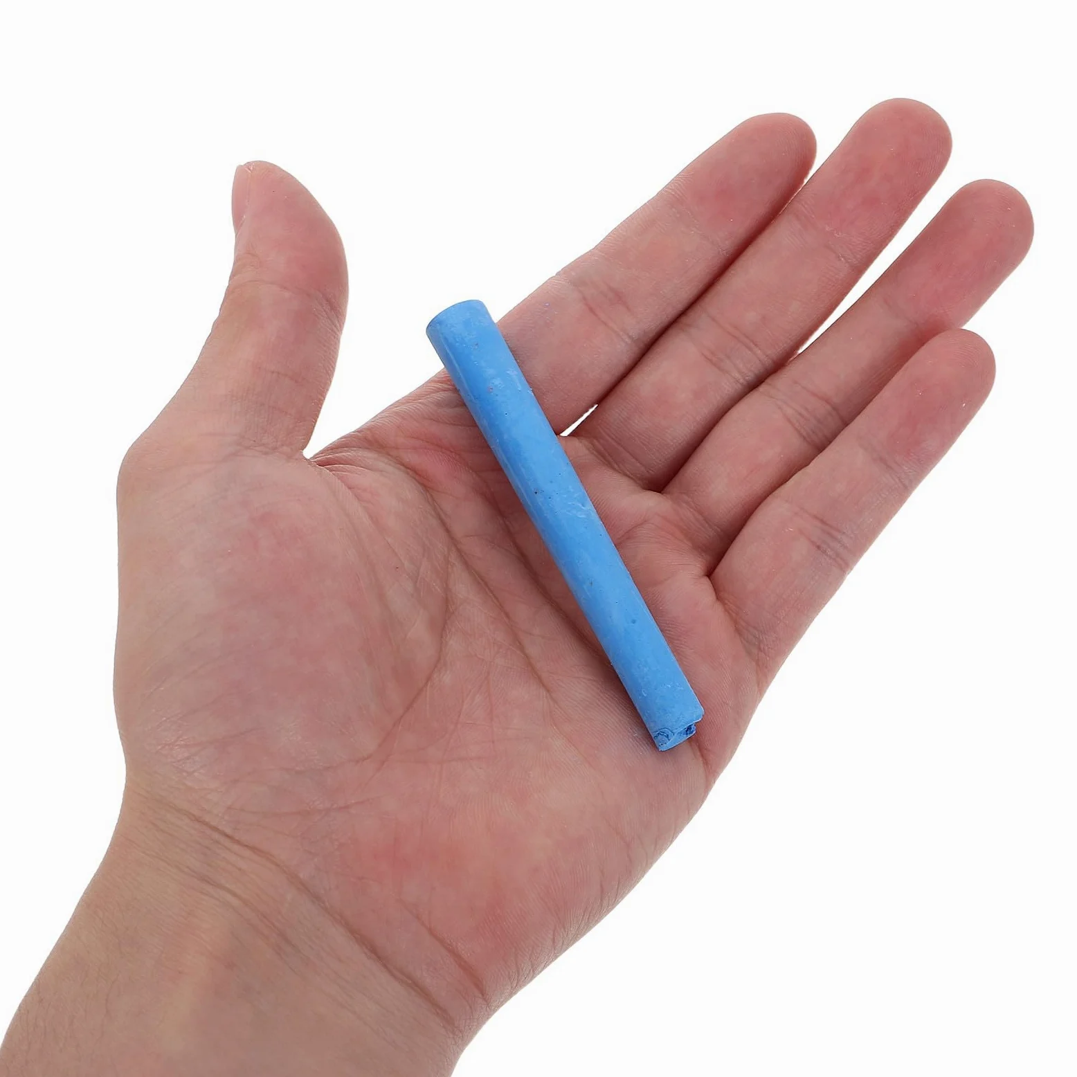 OUNONA 8 scatole di gessetti per lavagna a bassa emissione di polvere - Gessetti colorati sfusi per scrivere sulla lavagna, insegnanti, materiale scolastico - Scrittura e sicura da usare, blu,