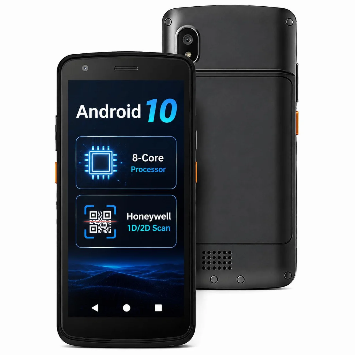 Android 10 Lettore di Codici a Barre, PDA Portatile Rugged con Touchscreen da 5.5", Imager 1D/2D Avanzato, 4GB+64GB, 4G LTE/Wi-Fi 5/BT4.2, Terminale Dati IP67 per Inventario