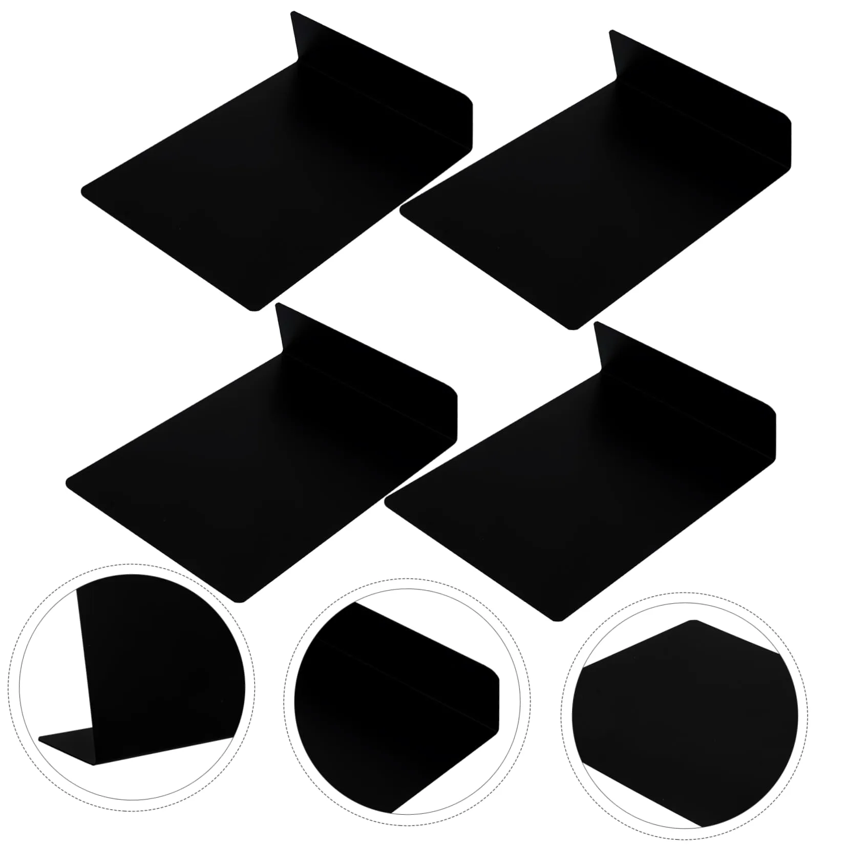 Confezione Da 10 Mini Lavagne Decorative in Legno Da Appendere Per Aule Casa E Ufficio