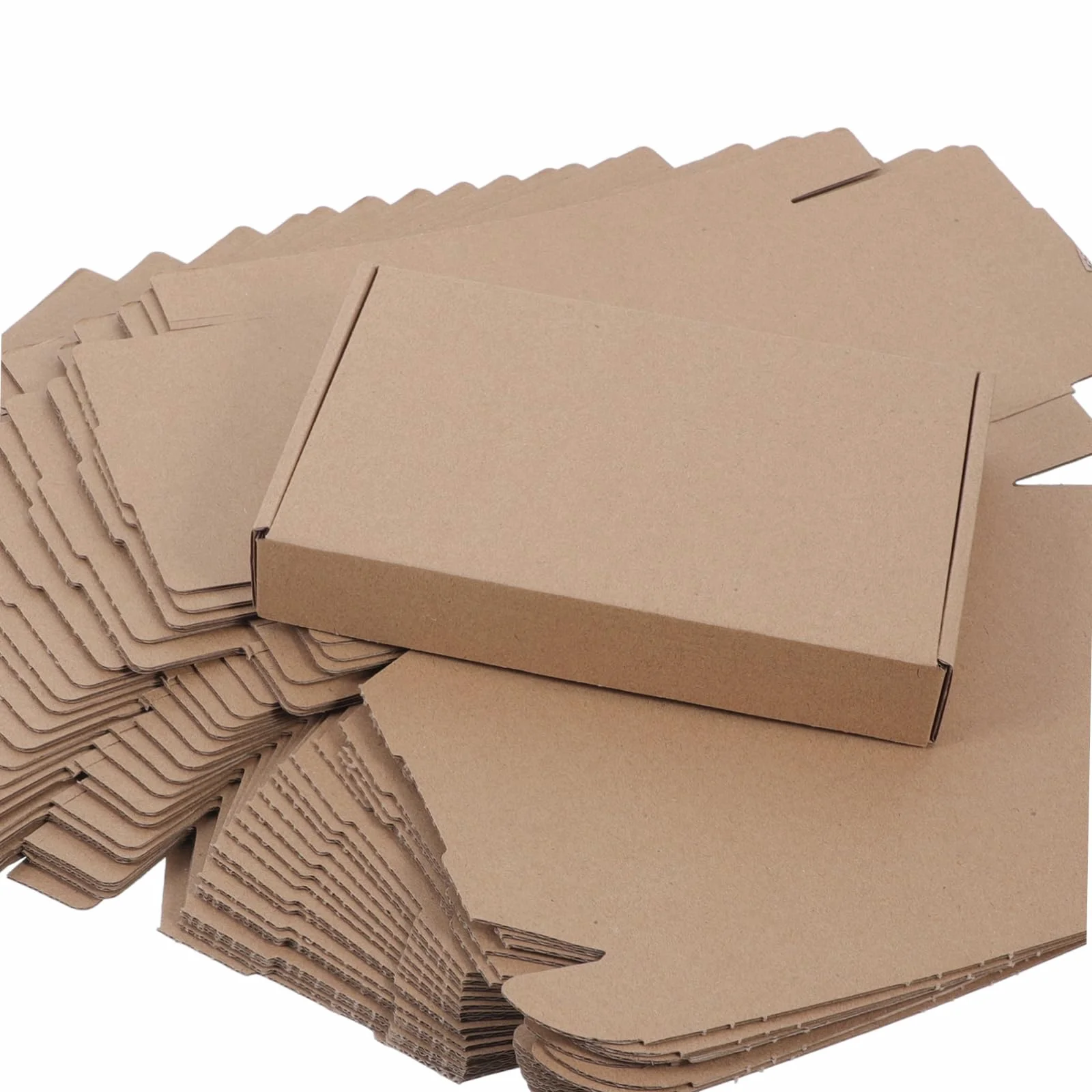 Scatola per Spedizione in Cartone Kraft Dimensione 200x130x33 25 Pezzi | Triplo Strato Irrigidito e Ondulato, Colore Kaki, Bordi Puliti senza Sbavature, per Coperte e Asciugamani