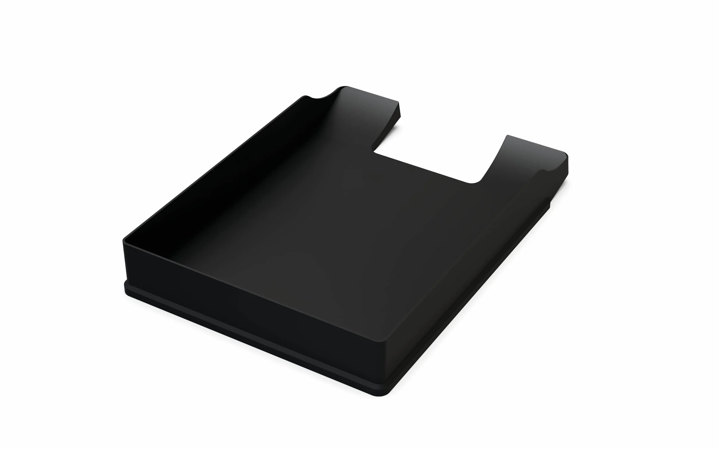 Set di 20x Vassoi portadocumenti A4+ nero - Organizzatore da scrivania impilabile - Vassoio in plastica per ufficio - Portacarte - Cestini per la corrispondenza - 35x25x5,2 cm