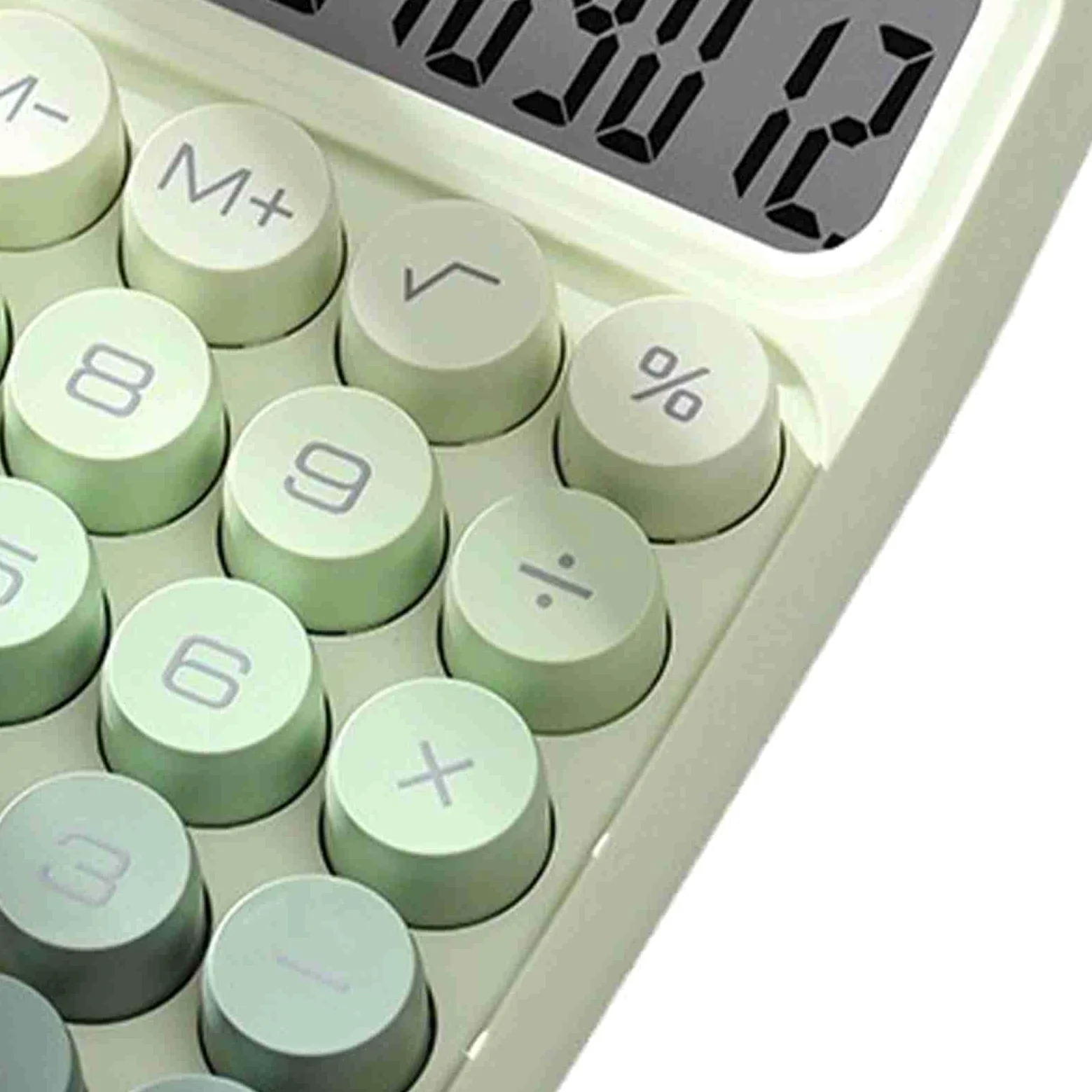 Ejoyous Calcolatrice Tascabile a 12 Cifre con Tasti Grandi, Display (GREEN) | Corpo in Plastica, Calcolatrice per Studenti e Contabili, Uso Ufficio, Batteria AAA Non Inclusa