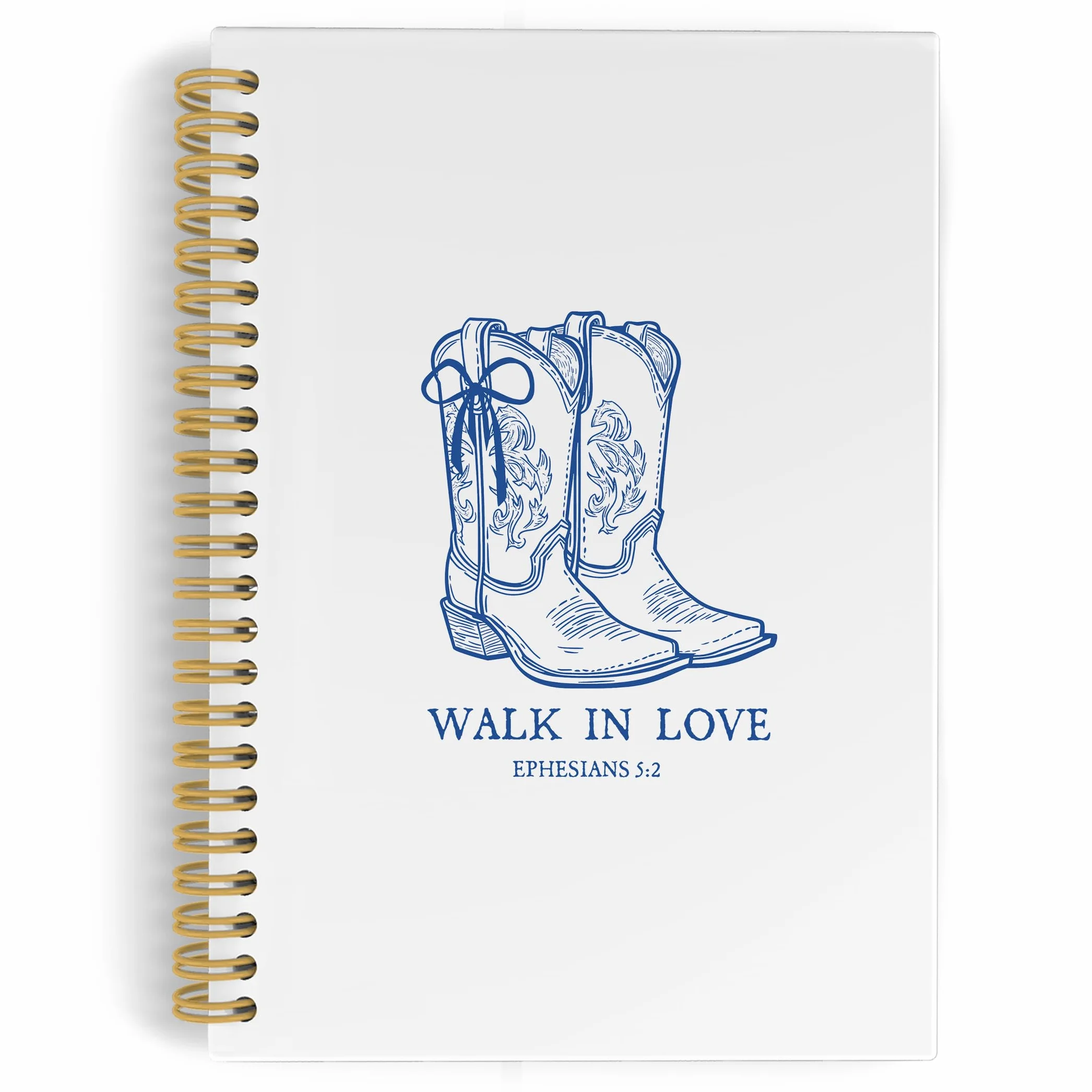 Diario cristiano occidentale a spirale, quaderni biblici cowgirl occidentali per prendere appunti, regali per donne, preghiera cristiana bibbia diario copertina rigida diario a spirale 14,9 x