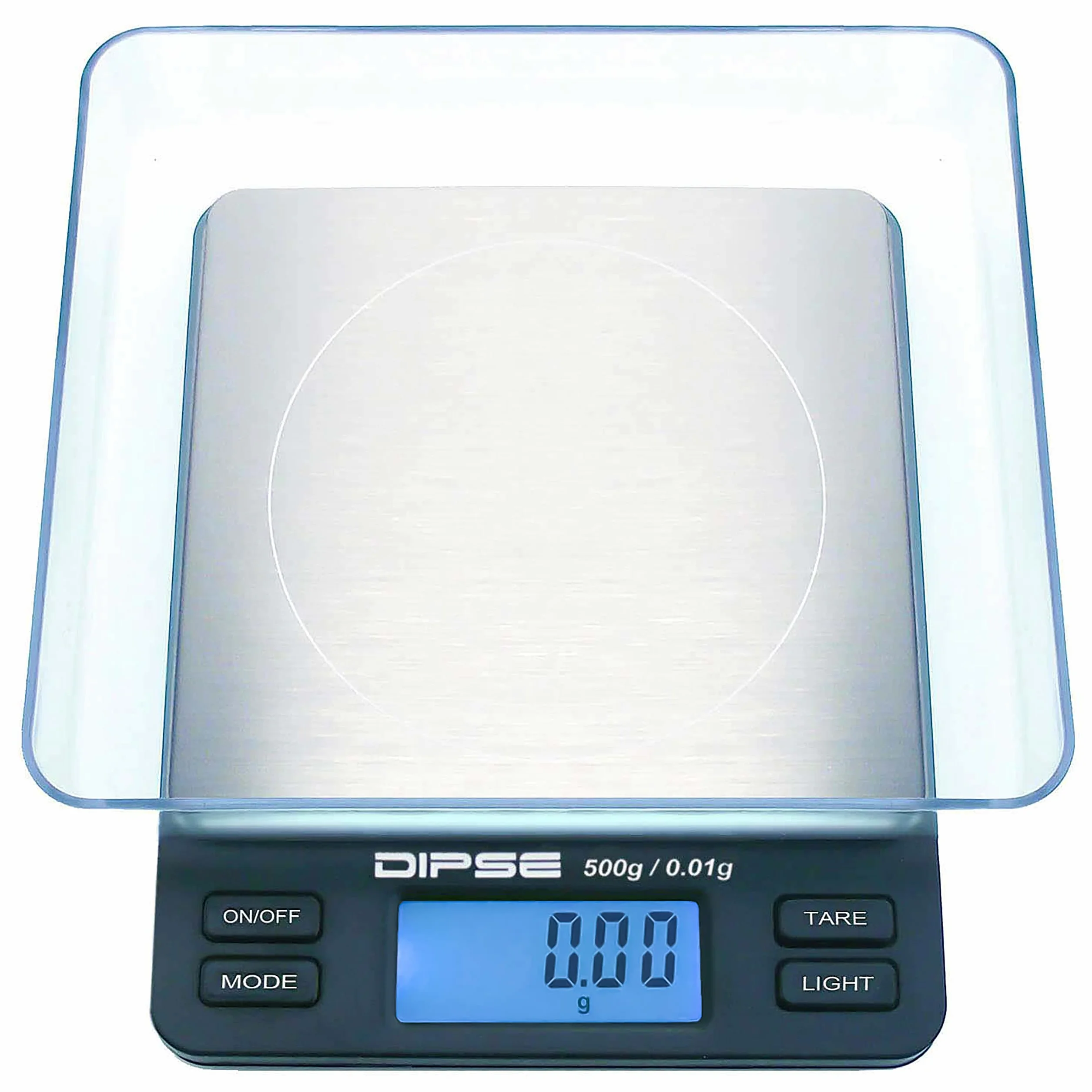 Digital Scales TP Series 500 g x 0,01 g High-Precision Pocket Gold Scales Extra-Large Weighing Surface