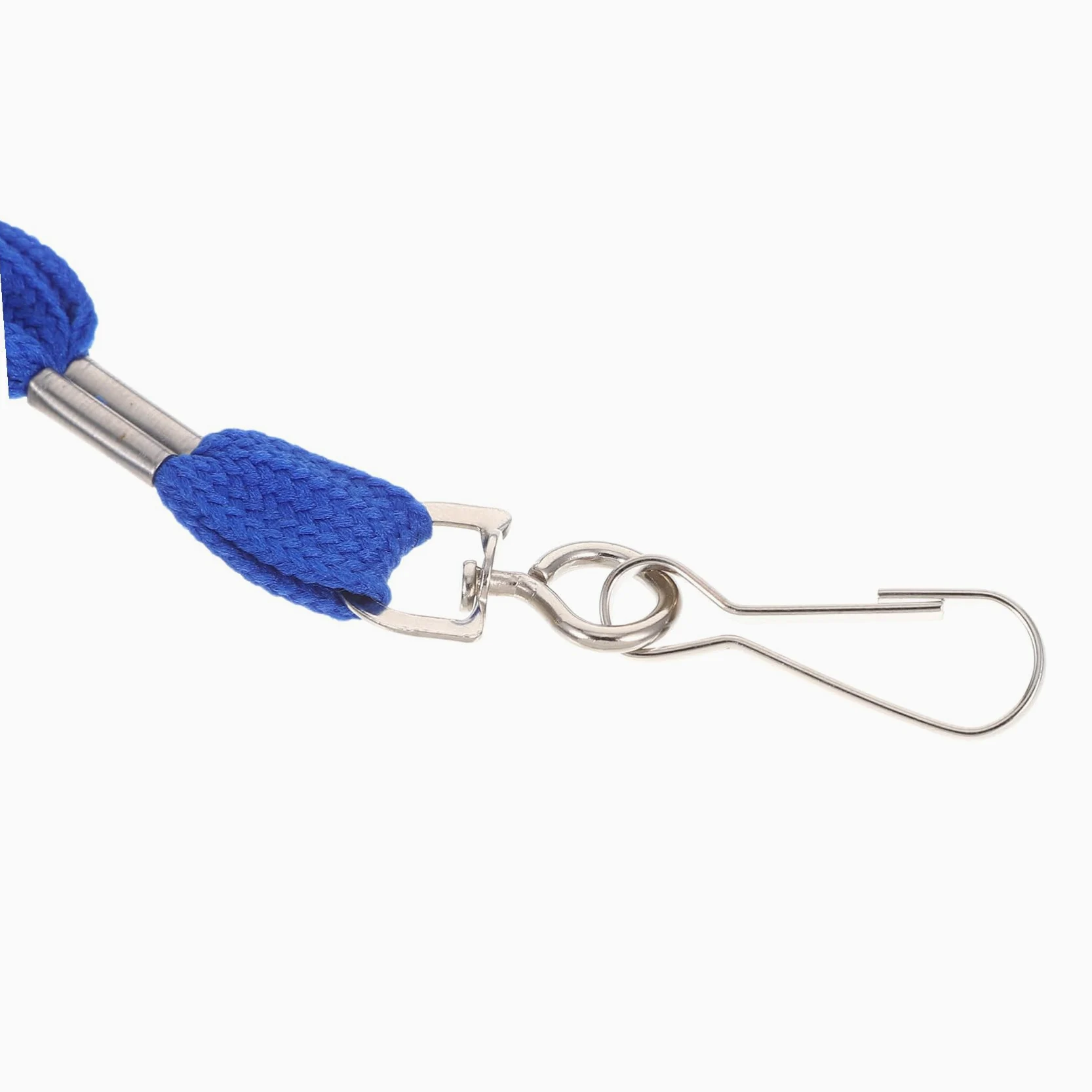 100 pezzi Laccio Porta Badge con Clip Resistente Cordino Collo Leggero e Sicuro per Id Targhette per Ufficio Scuola e Infermieri