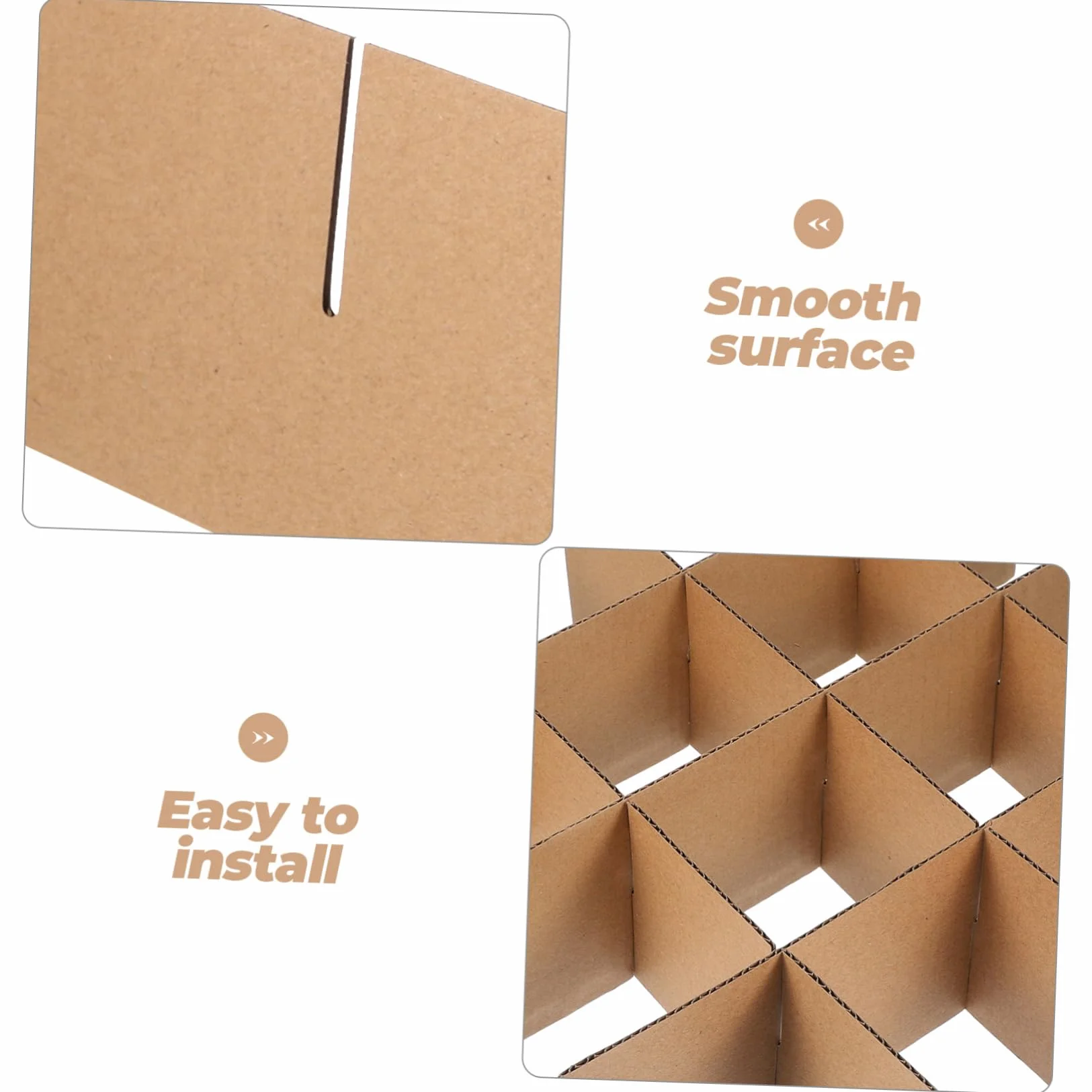 Mobestech 10sets Divisori Per Scatole Cartone Divisori Regolabili Per Traslochi Protezione e Piatti Sicuri e Resistenti Per Imballaggio e Spedizioni
