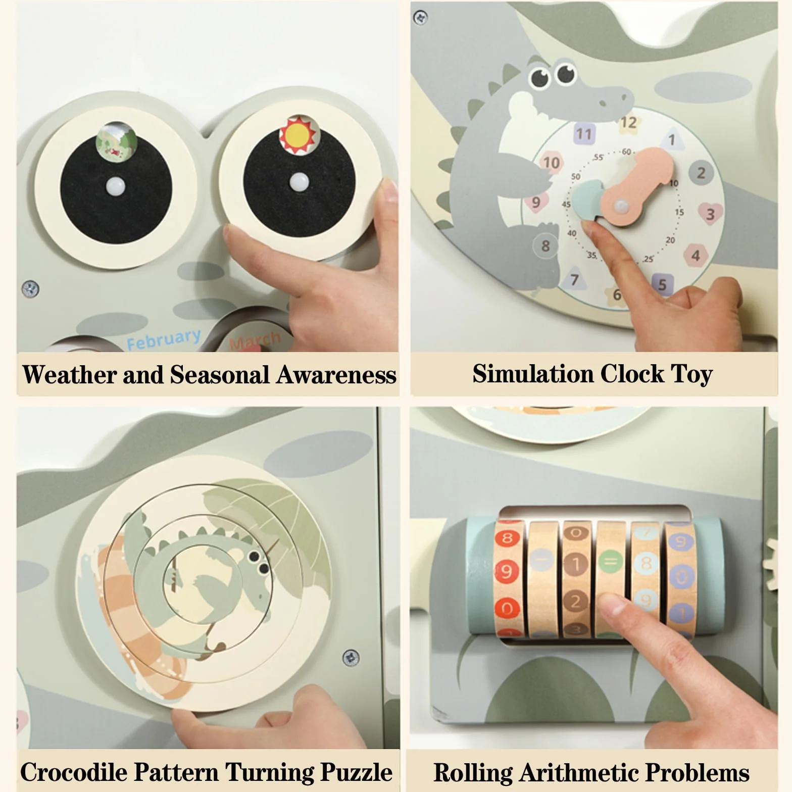 Pannello da parete sensoriale per bambini, pannelli da parete occupati da parete, giocattoli sensoriali Montessori, centro attività di apprendimento per bambini piccoli