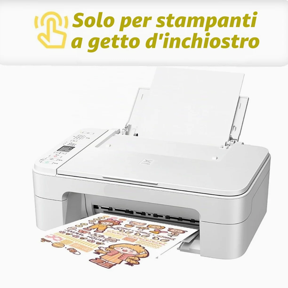 A4 spessa 300gsm doppia carta fotografica lucida Stampabile a getto di inchiostro 100sheets carta pesante
