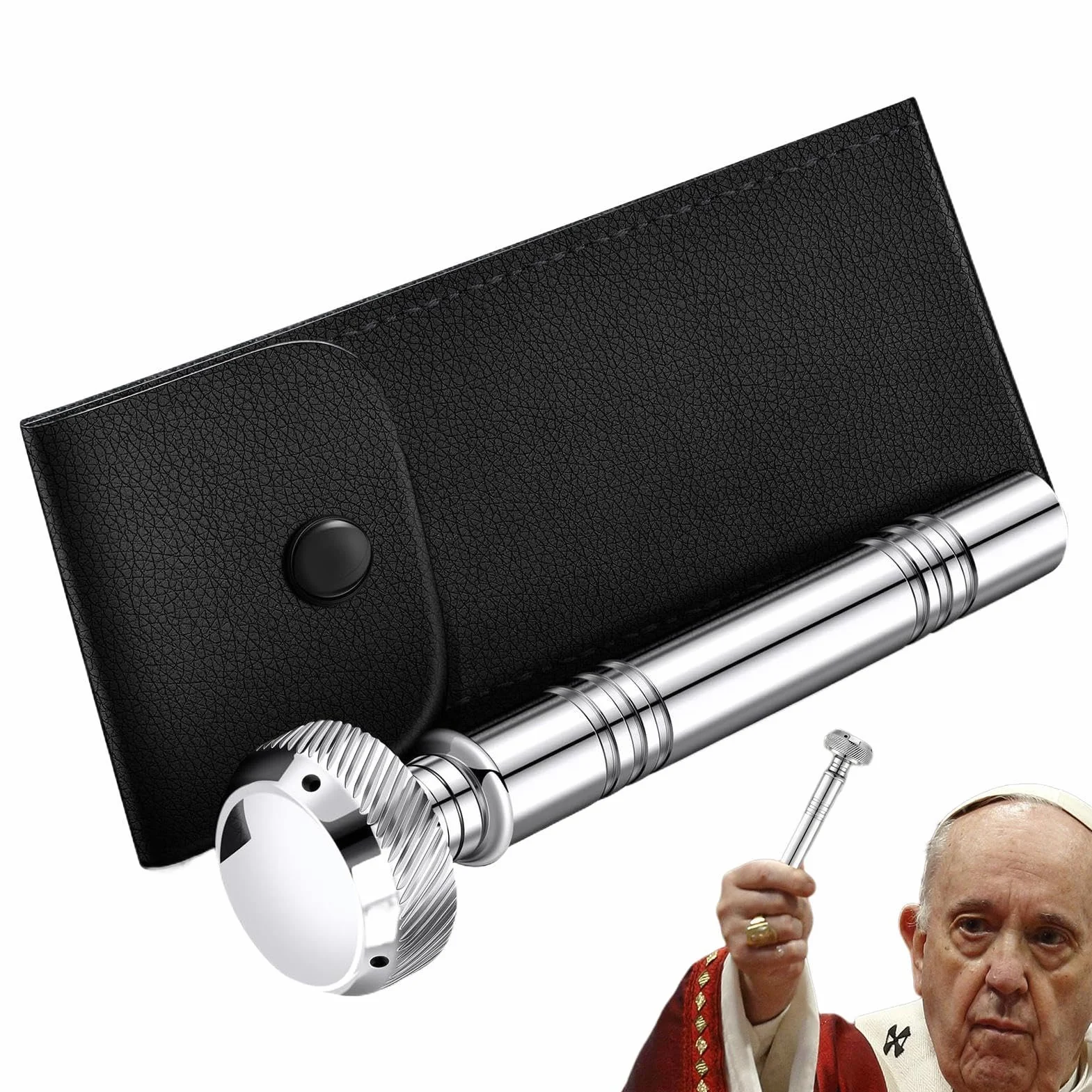 Serbatoio acqua santa spruzzatore portatile distributore liquidi aspergillum pentola spirituali