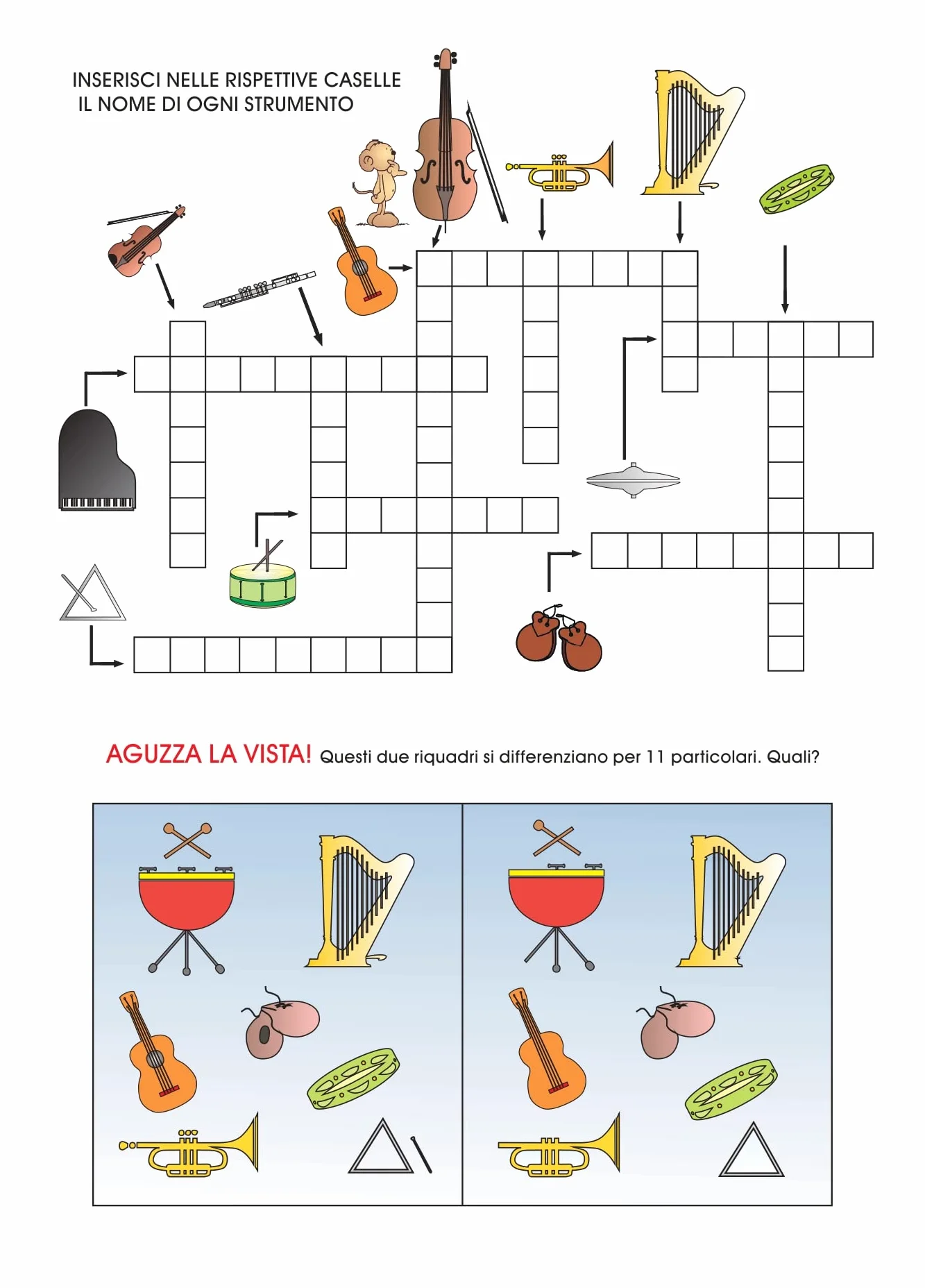 L'enigmistica musicale Corso di teoria musicale per bambini Vol. 1