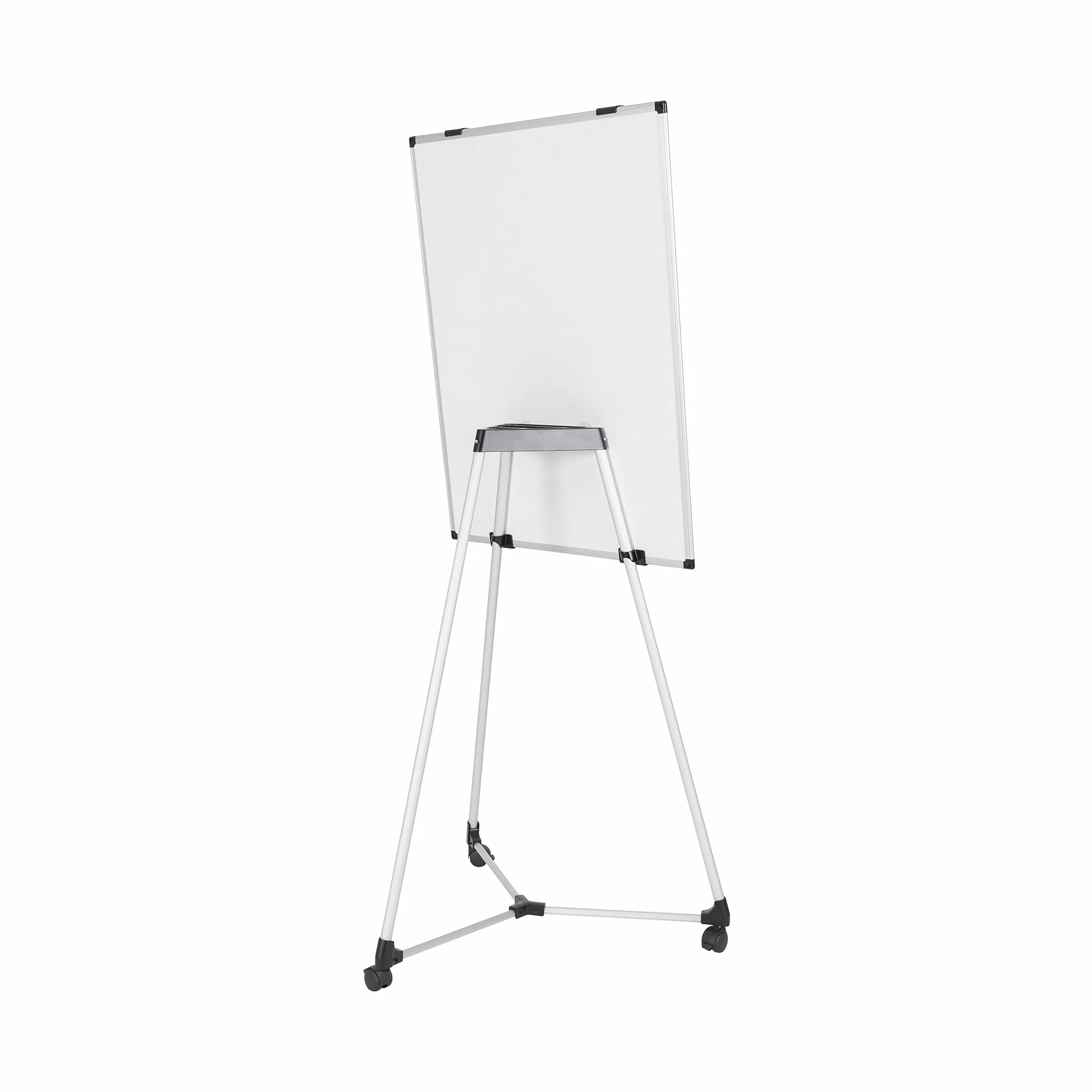 Bi-Office Earth Kyoto Lavagna Portablocco Treppiede, Superficie In Acciaio Laccato Magnetico, 70 x 100 cm (formato Euro), Superficie Cancellabile A Secco, Cornice In Alluminio