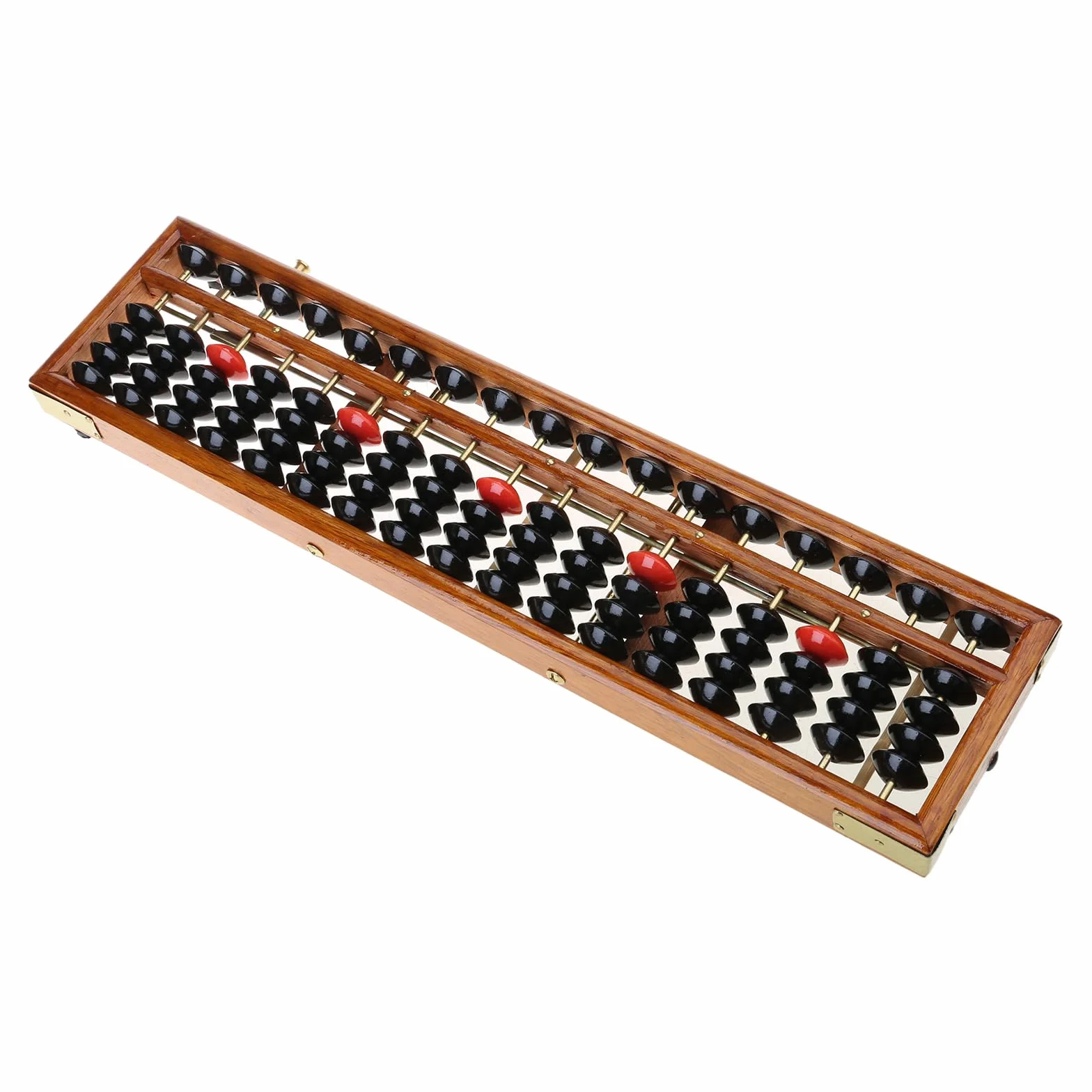 17 cifre in legno Soroban Standard Abaco cinese Calcolatrice Conteggio Matematica Learni Soroban Abaco per bambini