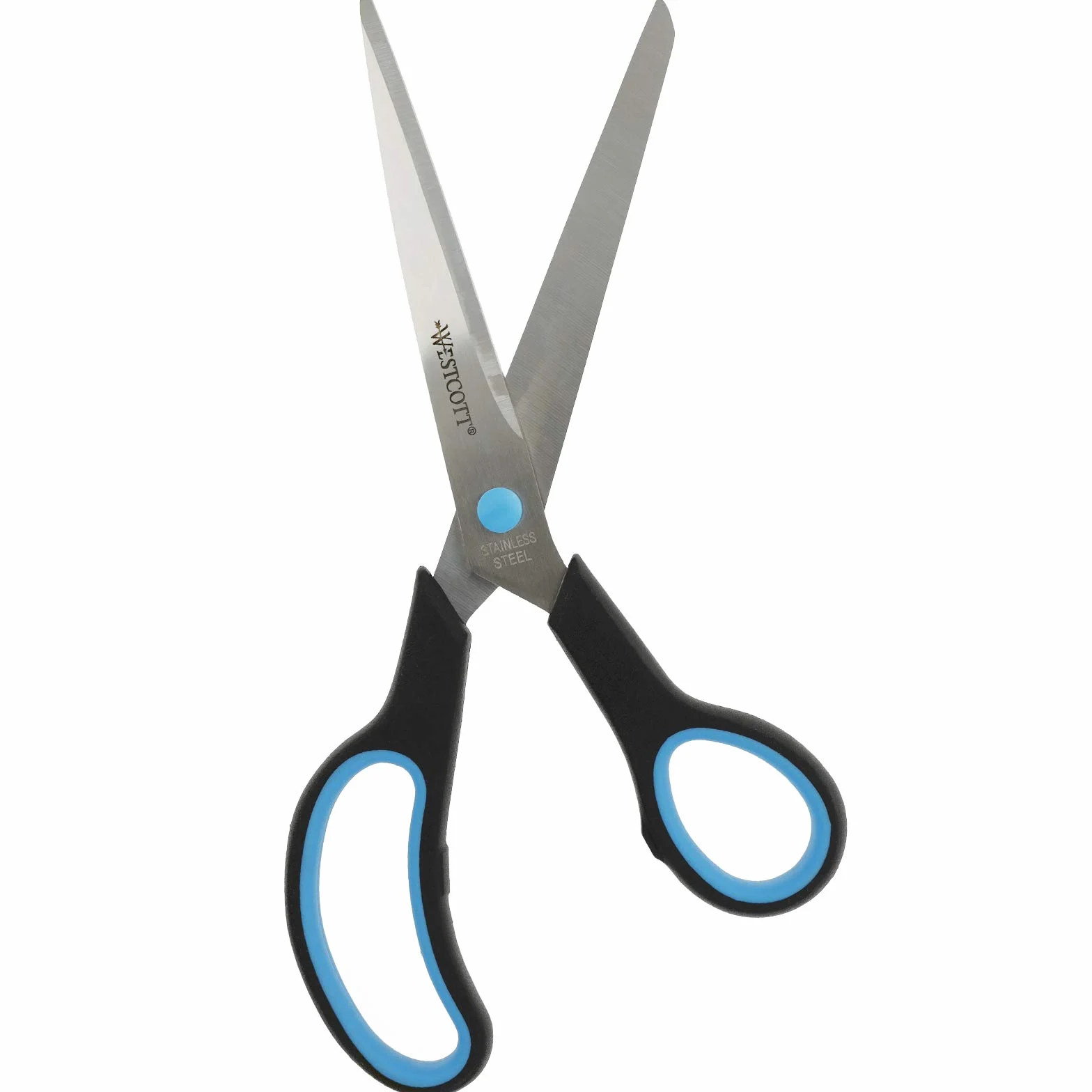 Westcott Forbici Easy Grip 24,5 cm nero/blu
