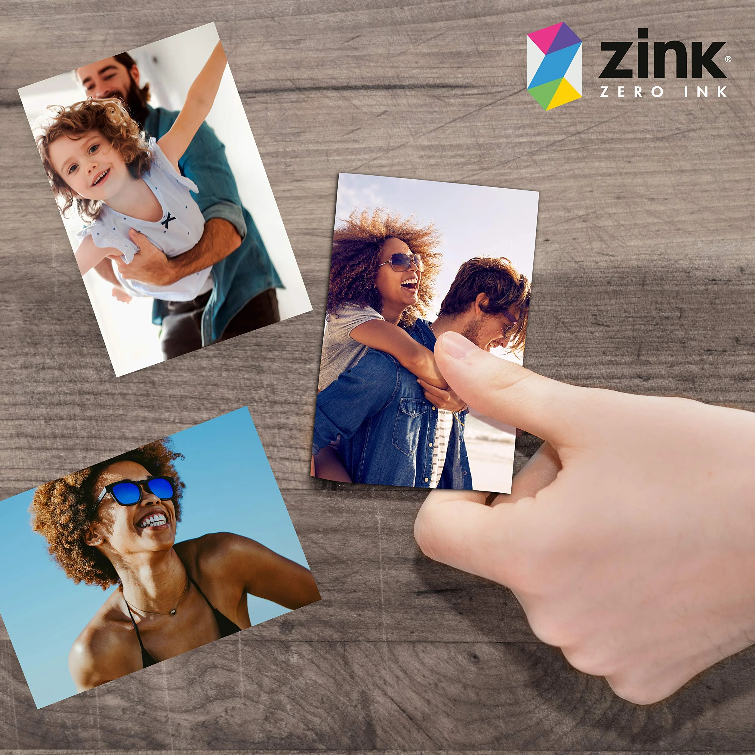 Zink Carta fotografica istantanea 5,1 x 7,6 cm, confezione da 50, bianca