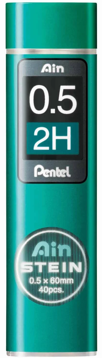 Pentel Ain Stein Mine 0,5 mm 2H 12 sztuk