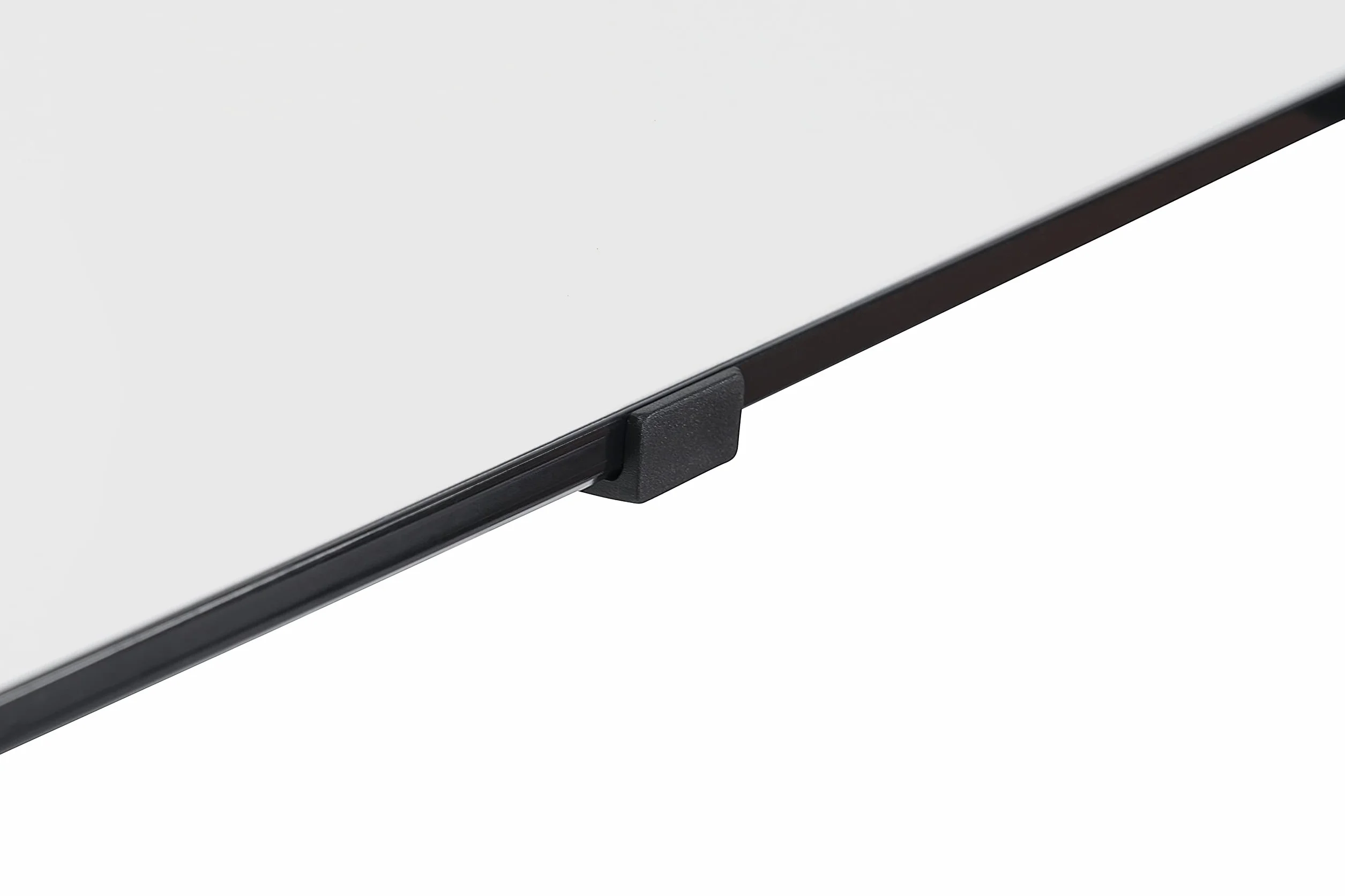 Economy Lavagna Bianca Magnetica, Lavagna Cancellabile A Secco Con Cornice Nero, 120 x 90 cm