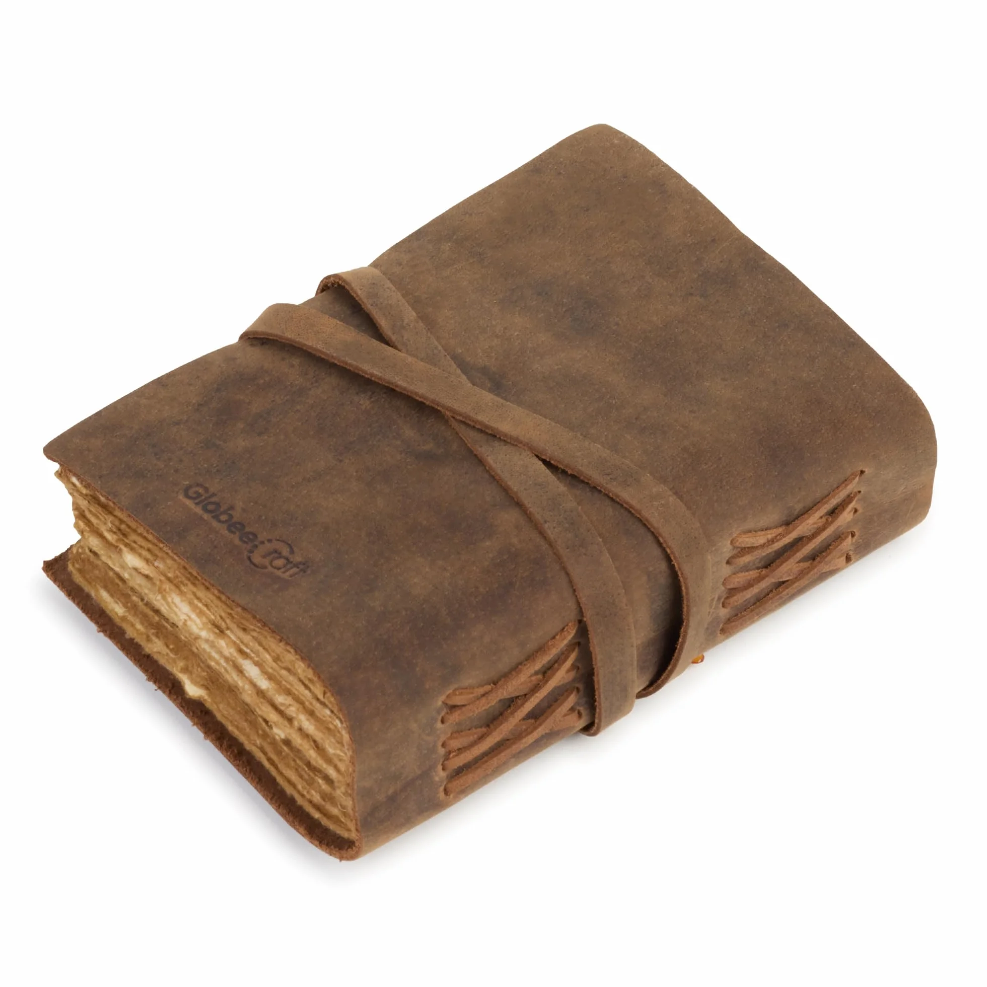 Taccuino da viaggio in pelle con albero della vita, conciata vegetale, carta di cotone, ideale come diario per scrivere, taccuino da viaggio o taccuino per appunti, 18 x 13 cm