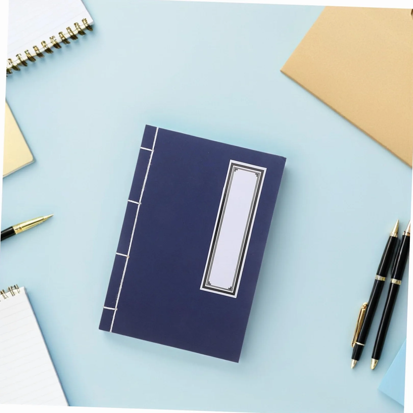 Uonlytech 10pezzi Quaderno Diario in Carta Kraft Copertina Rigida Libro Diario Vuoto Quaderno Di Carta Kraft Blocco Note Per Scuola Ufficio e Riunioni Di Lavoro