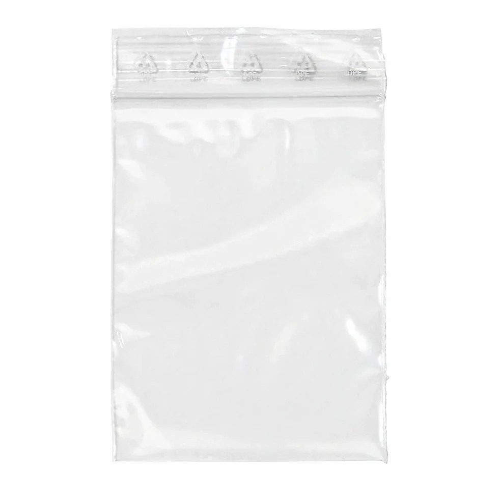 Buste Polietilene con Chiusura Grip TG70100 7x10 cm Trasparenti